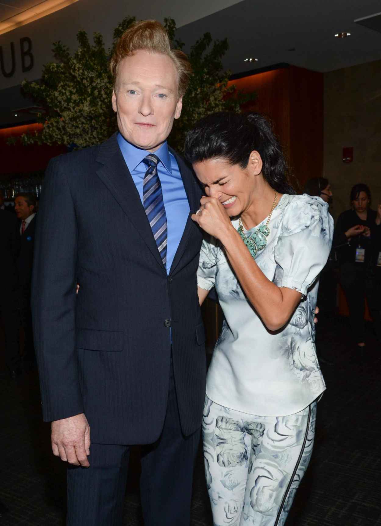 Angie Harmon Wearing Katharine Kidd at 2015 TBS & TNT Upfront