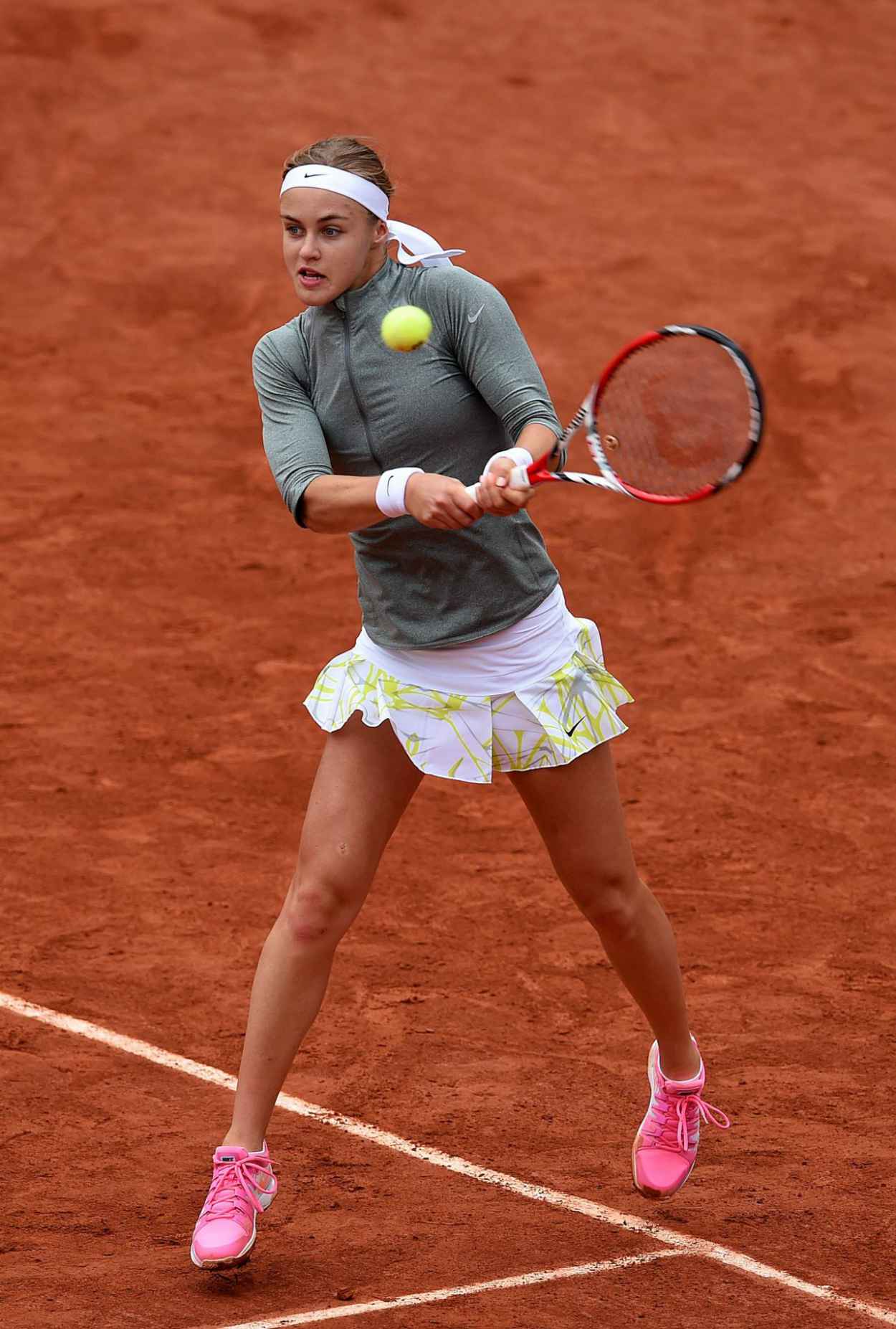 Anna Schmiedlova 2015 French Open at Roland Garros Round Two – celebsla.com