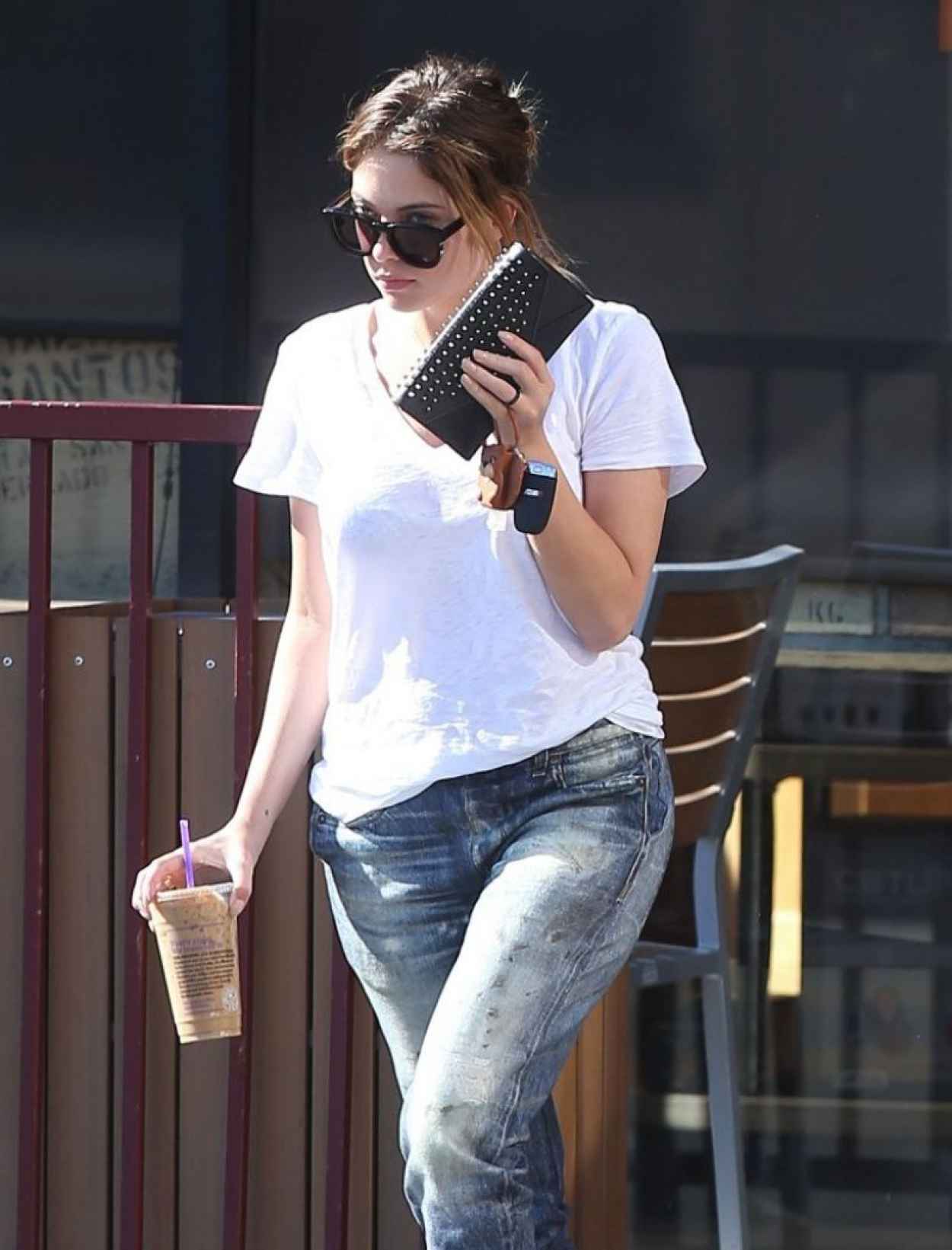 Ashley Benson Candids - at a Coffee Bean in West Hollywood - January 2015-1