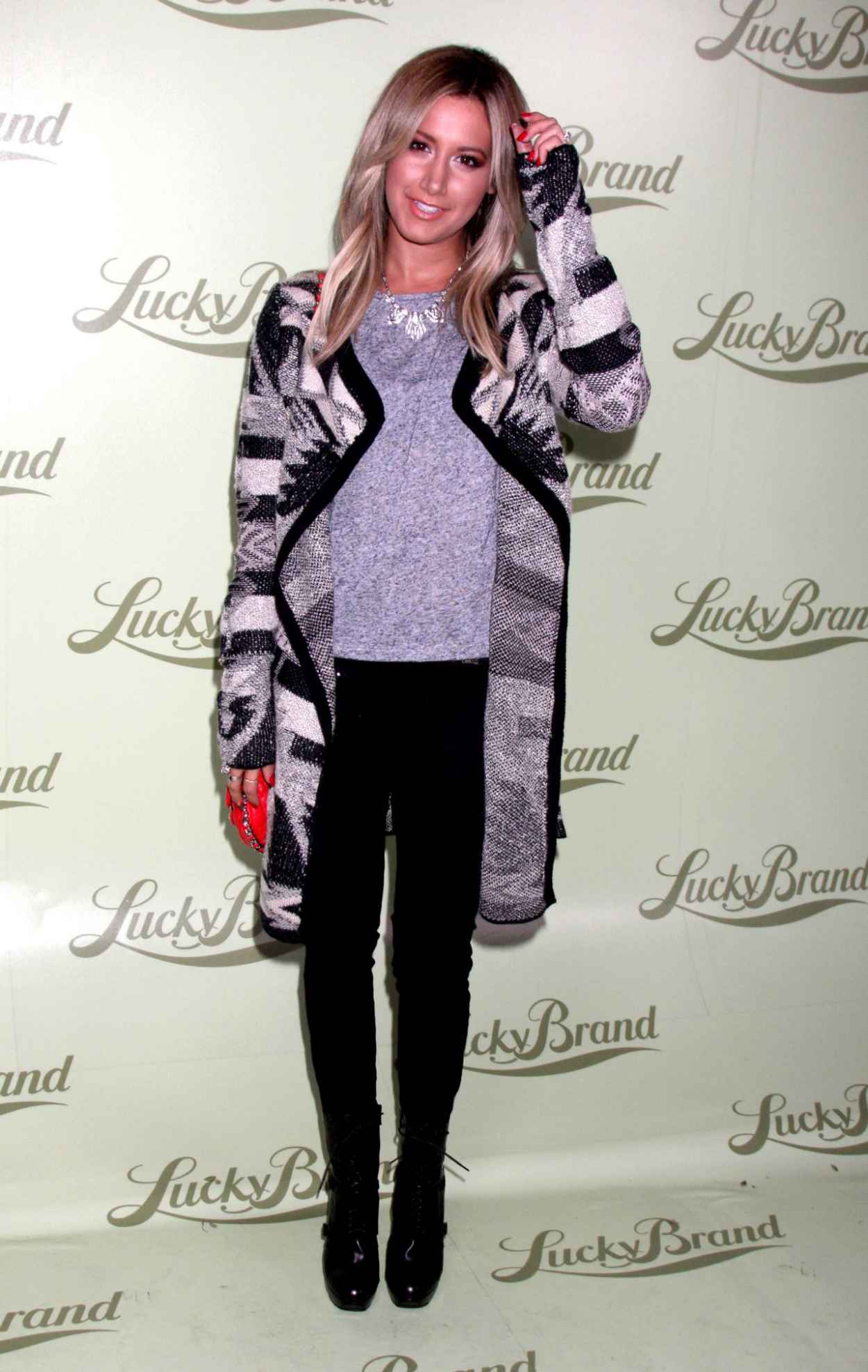 Ashley Tisdale at Lucky Brand Store Opening-5