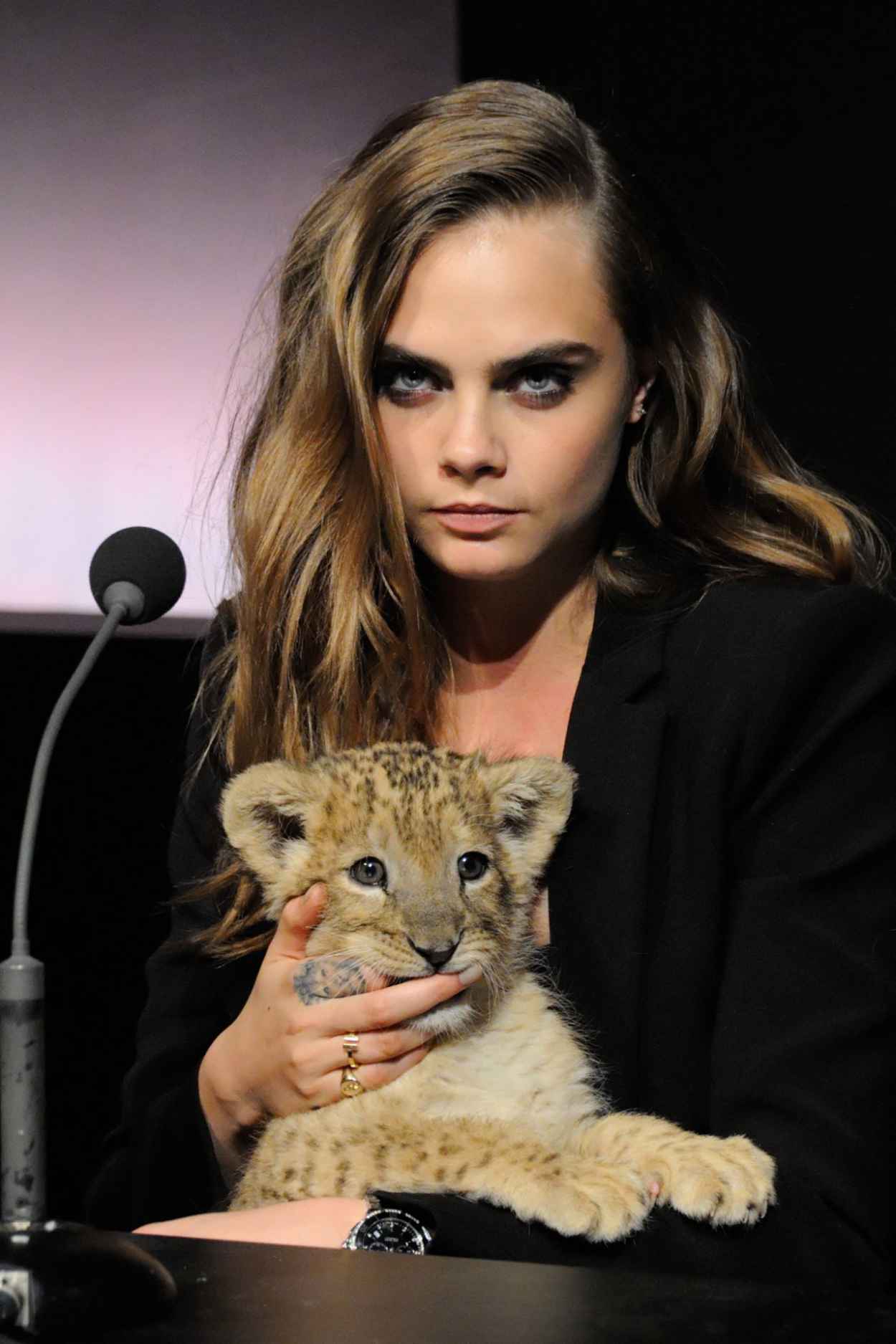 Cara Delevingne – The New Face of Tag Heuer Press Conference in Paris ...