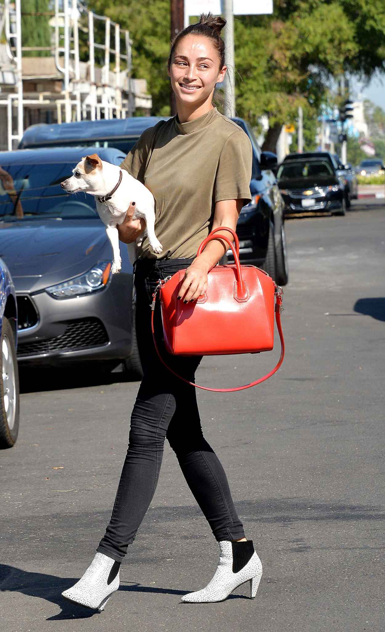 Cara Santana Casual Style – Out in West Hollywood, September 2015