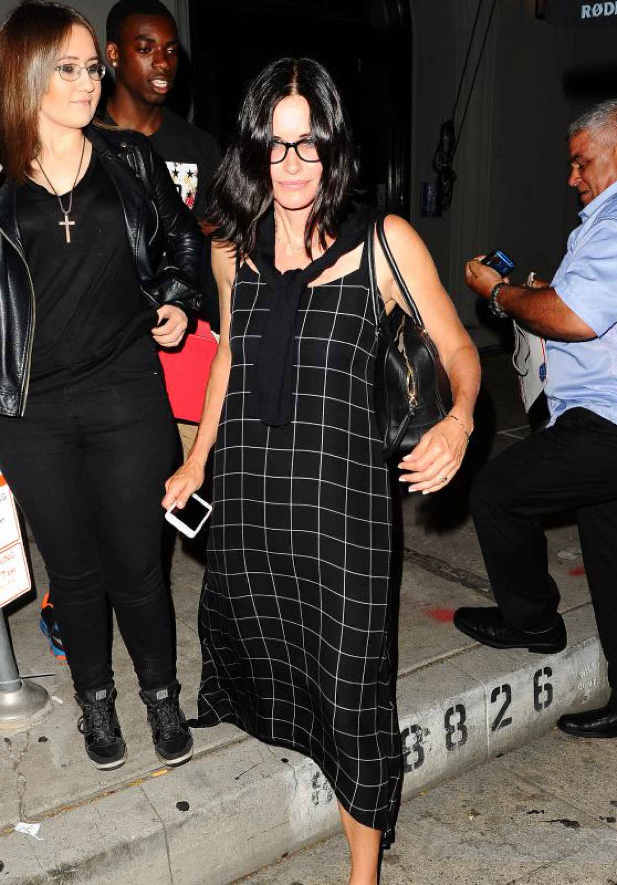 Courteney Cox – Craigs Restaurant in West Hollywood, August 2015