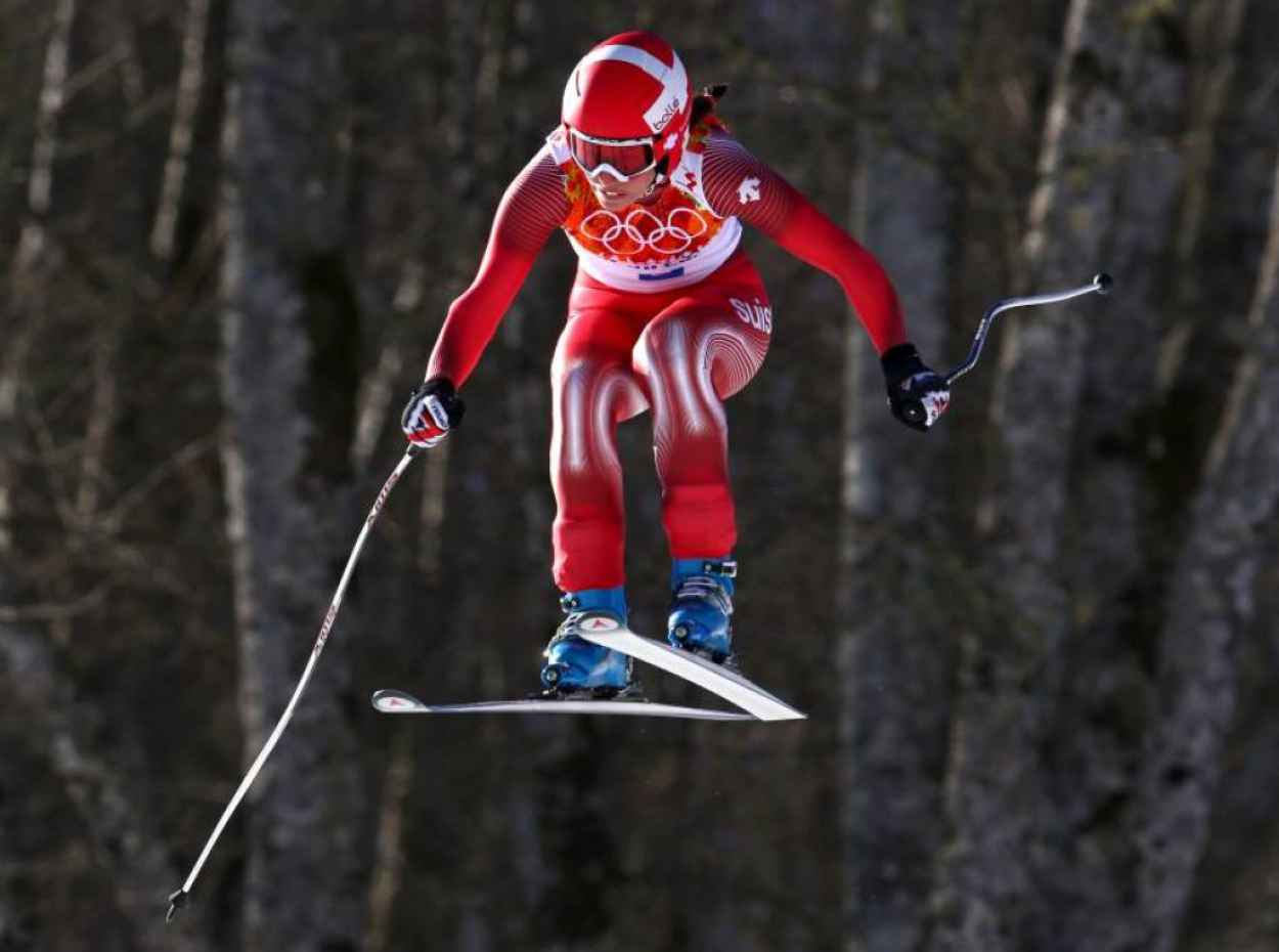 Dominique Gisin, Lara Gut and Nicole Hosp – Sochi 2015 Downhill Photos