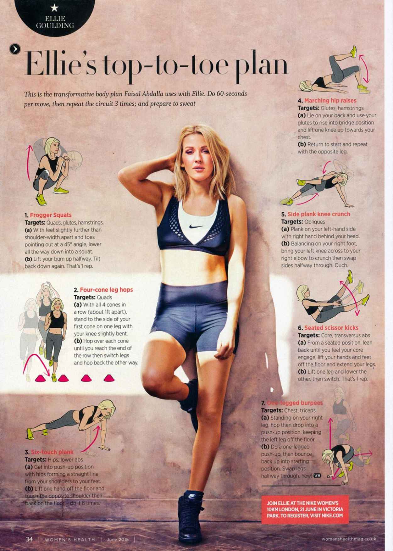 Ellie Goulding Womens Health Magazine Uk May 2015 Issue