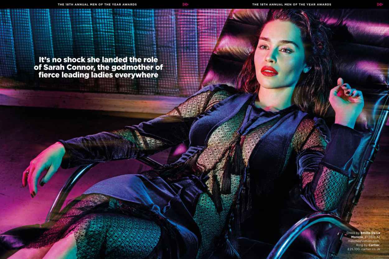 Emilia Clarke - GQ Magazine - GQ-s Woman of the Year Issue - October 2015-3