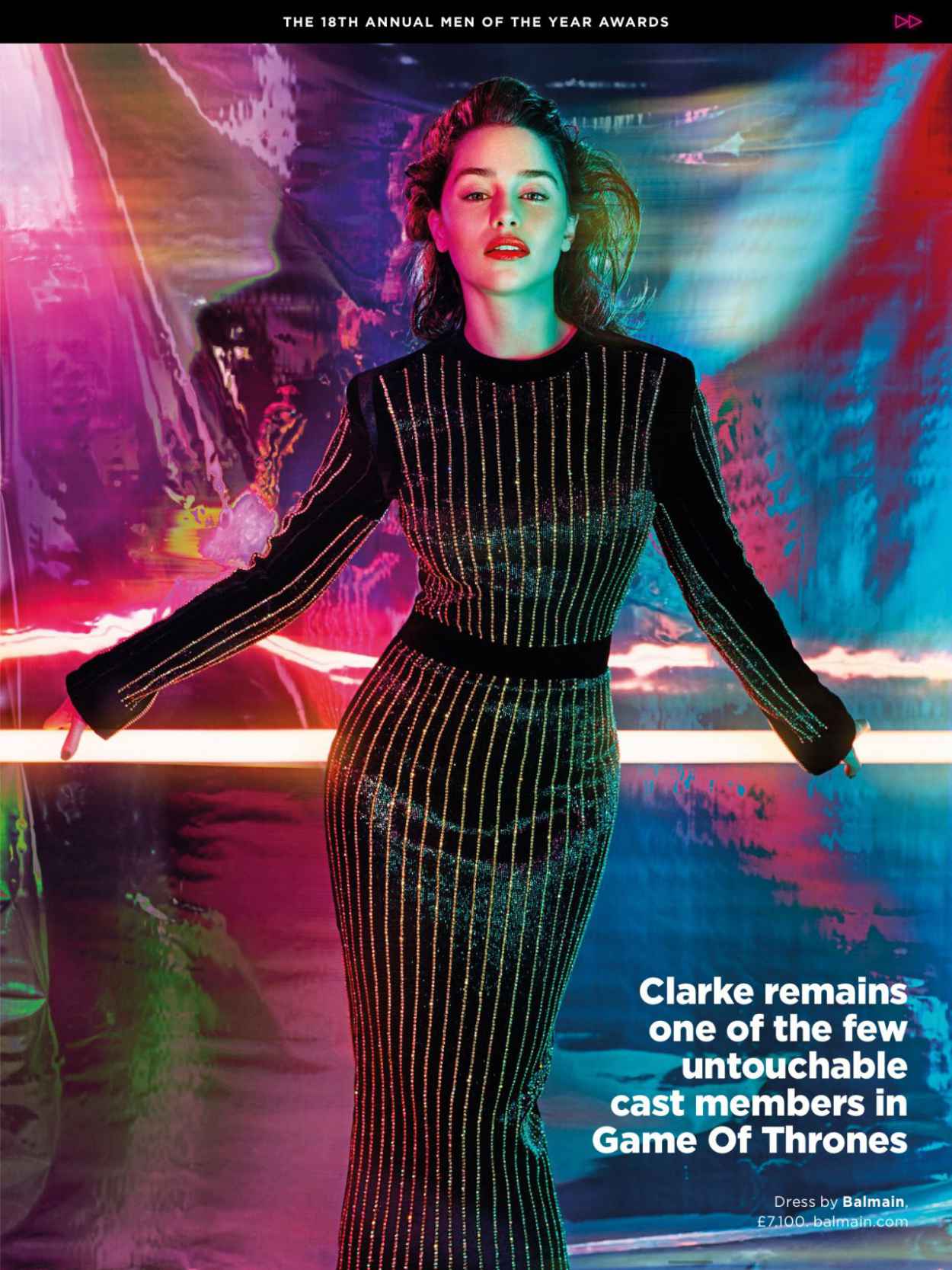Emilia Clarke - GQ Magazine - GQ-s Woman of the Year Issue - October 2015-4