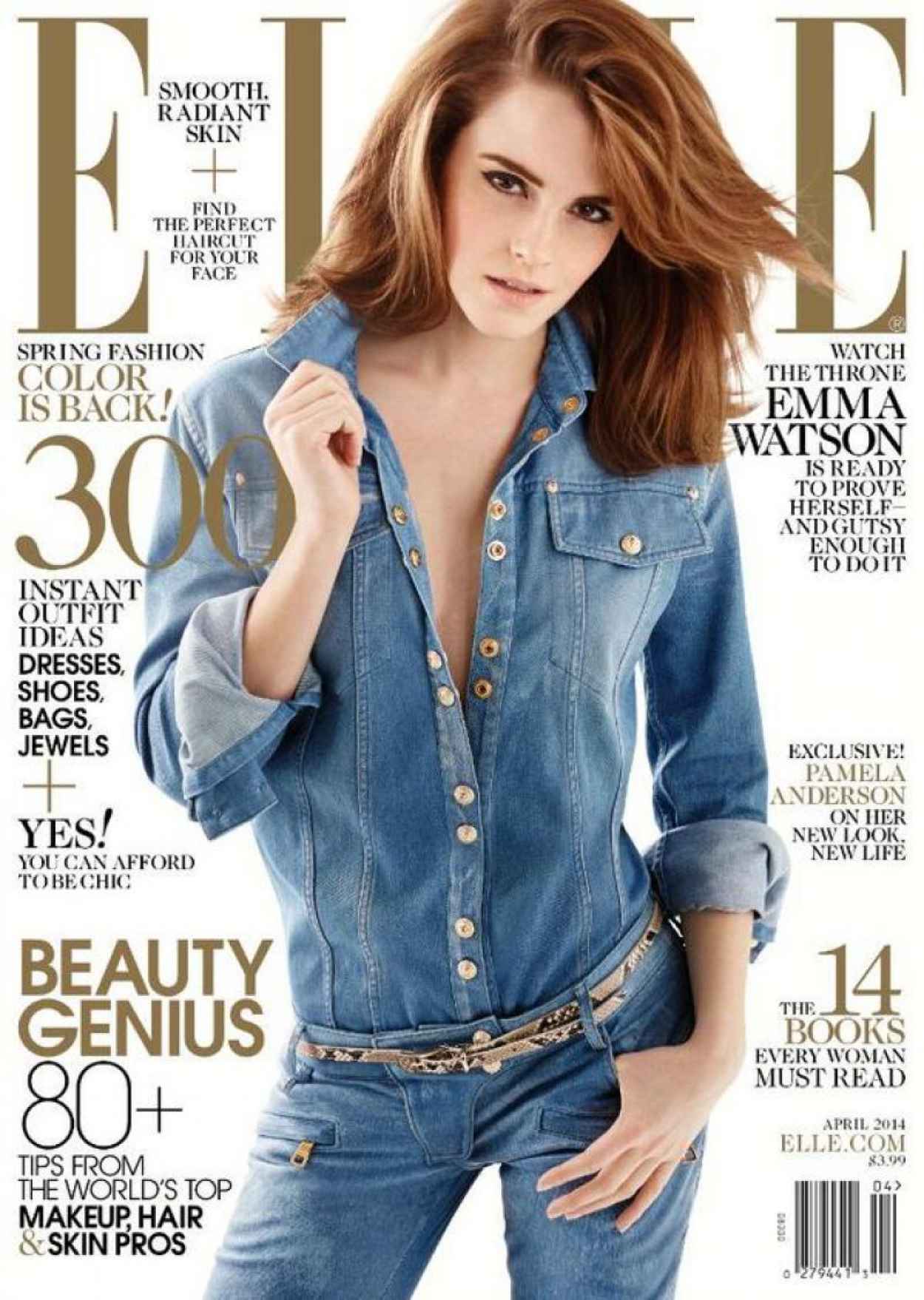 Emma Watson - Elle Magazine - April 2015 Issue-1