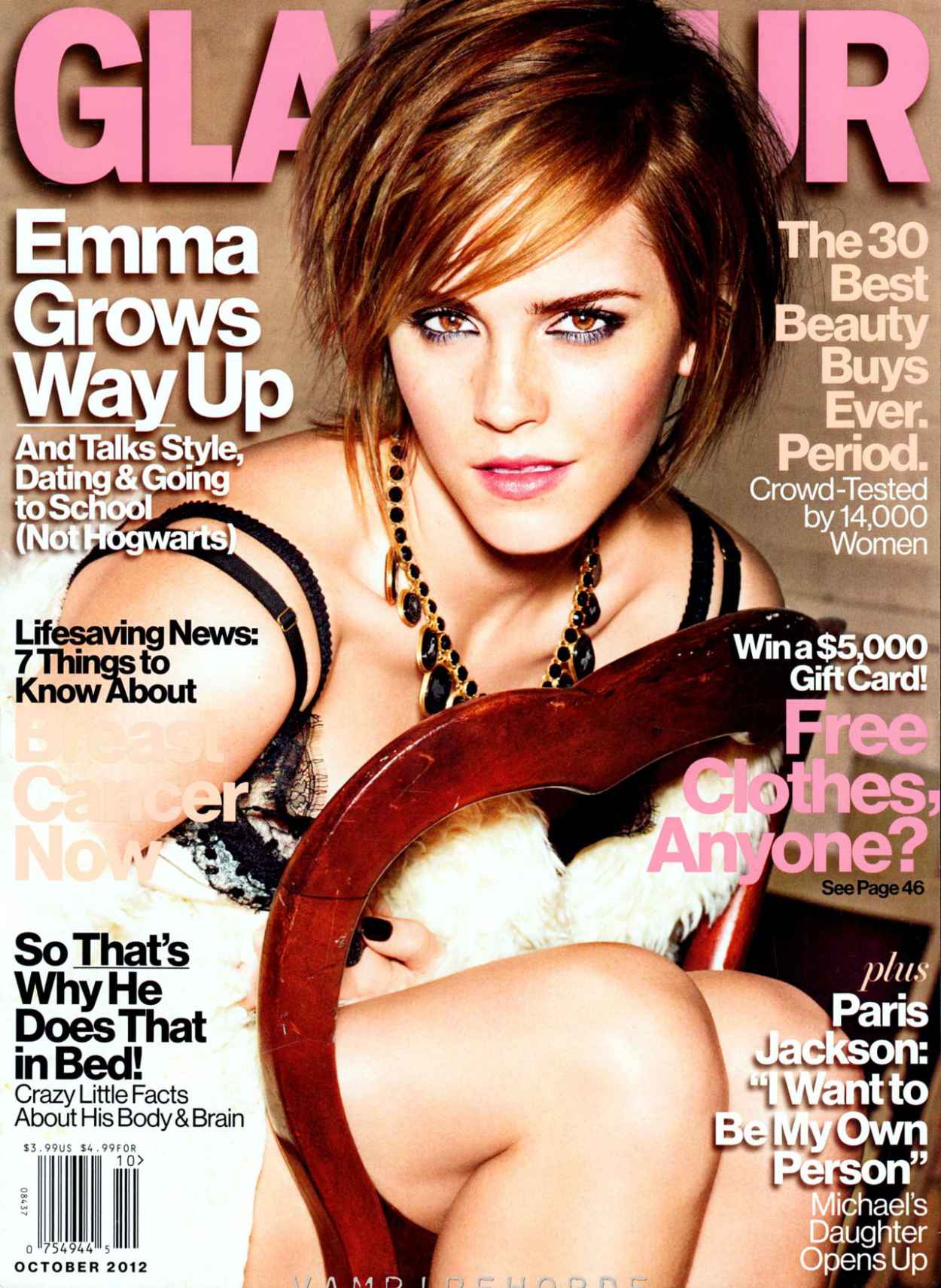 Emma Watson - Glamour Magazine US, October 2015 Issue-2