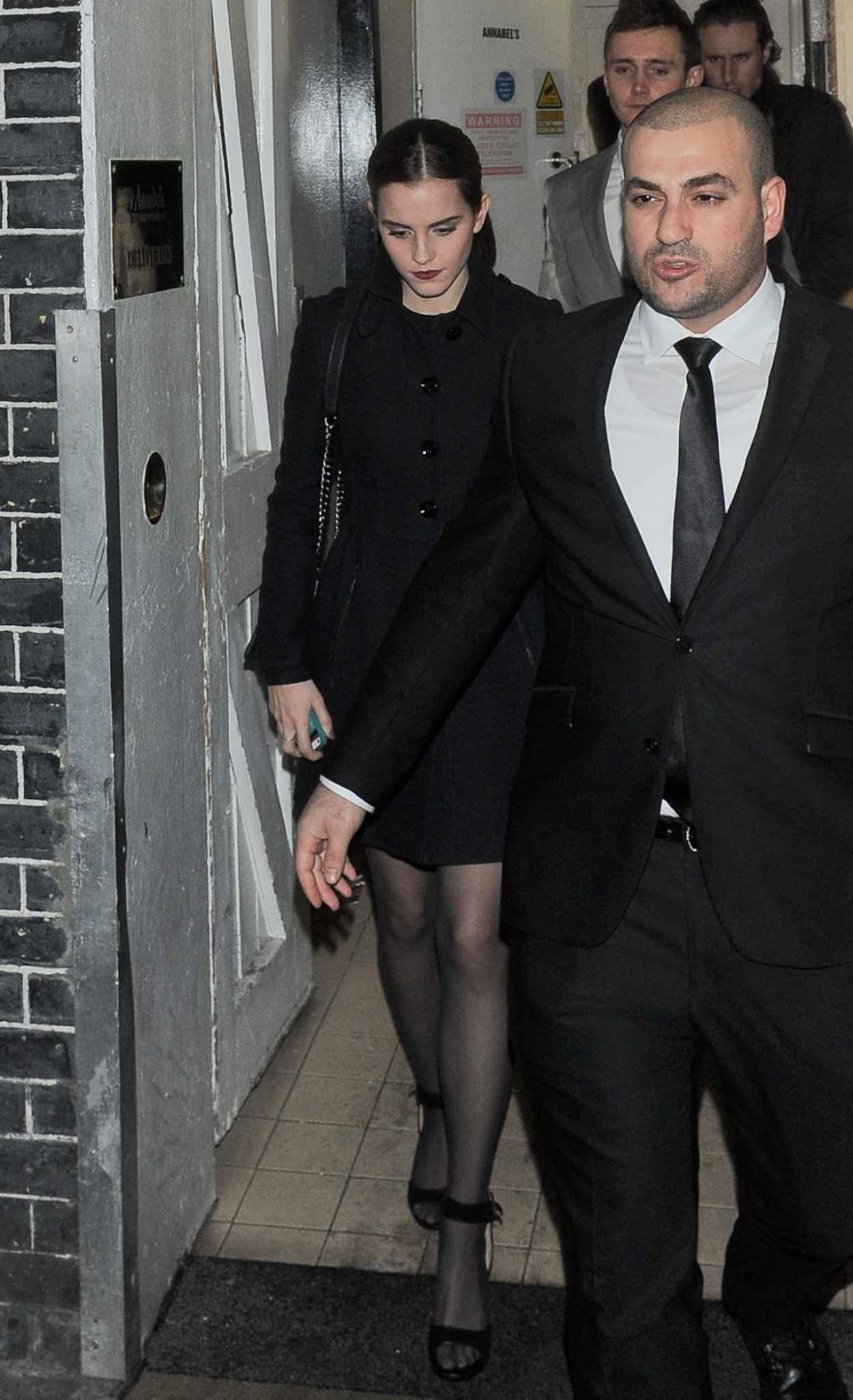 Emma Watson Leaving Lady Gagas Private Gig in London - December 2015-2
