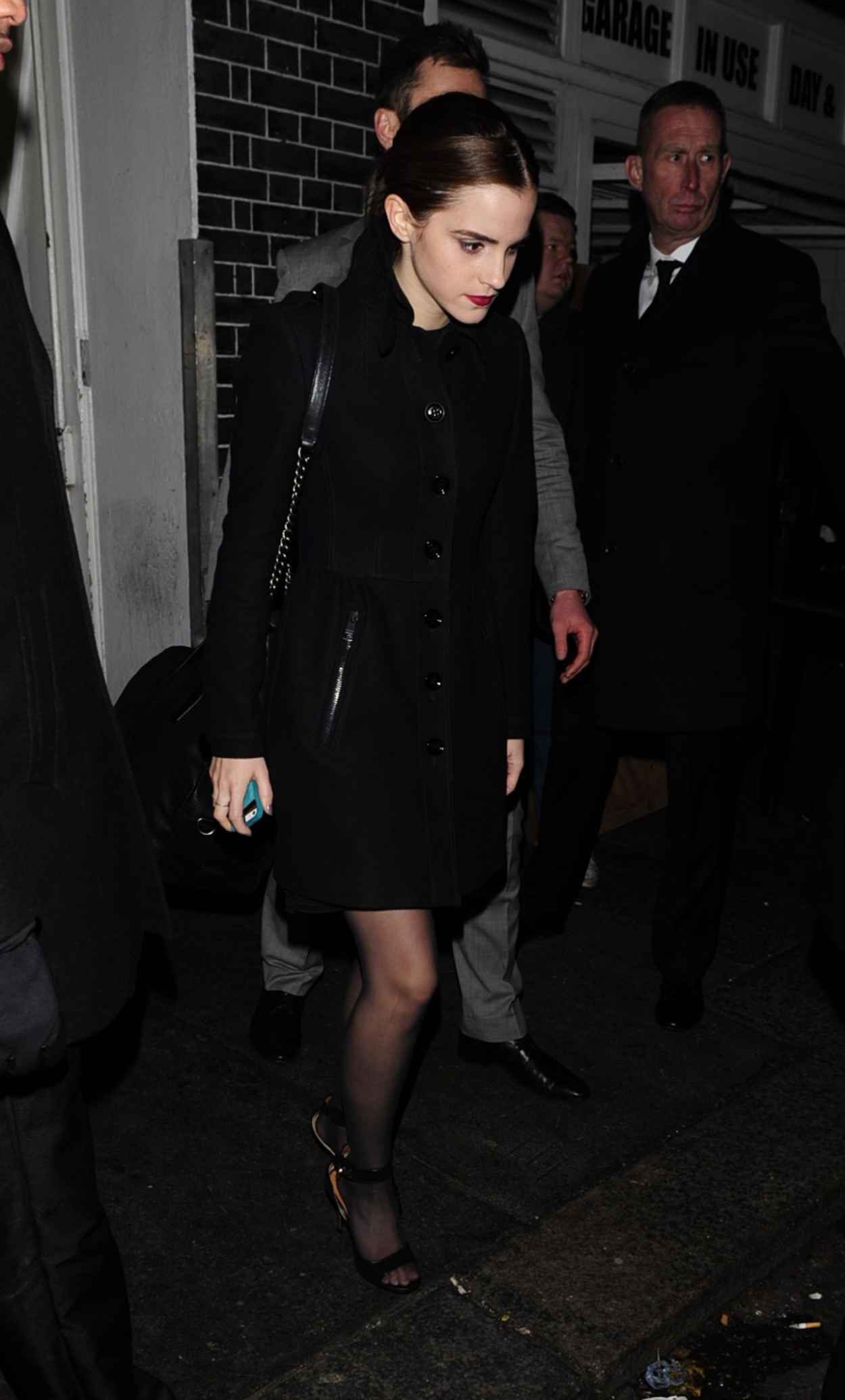 Emma Watson Leaving Lady Gagas Private Gig in London - December 2015-4
