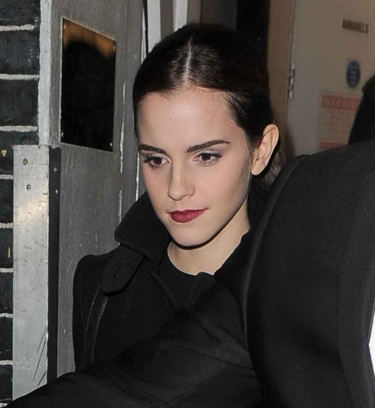 Emma Watson Leaving Lady Gagas Private Gig in London - December 2015-5
