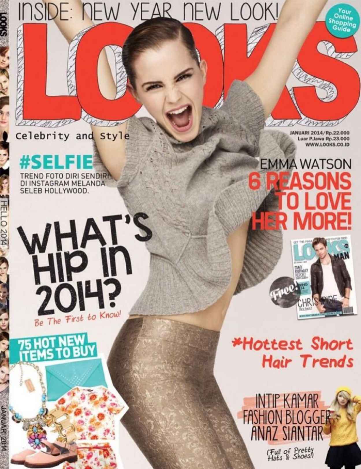 Emma Watson - LOOKS Magazine - January 2015 Issue-1