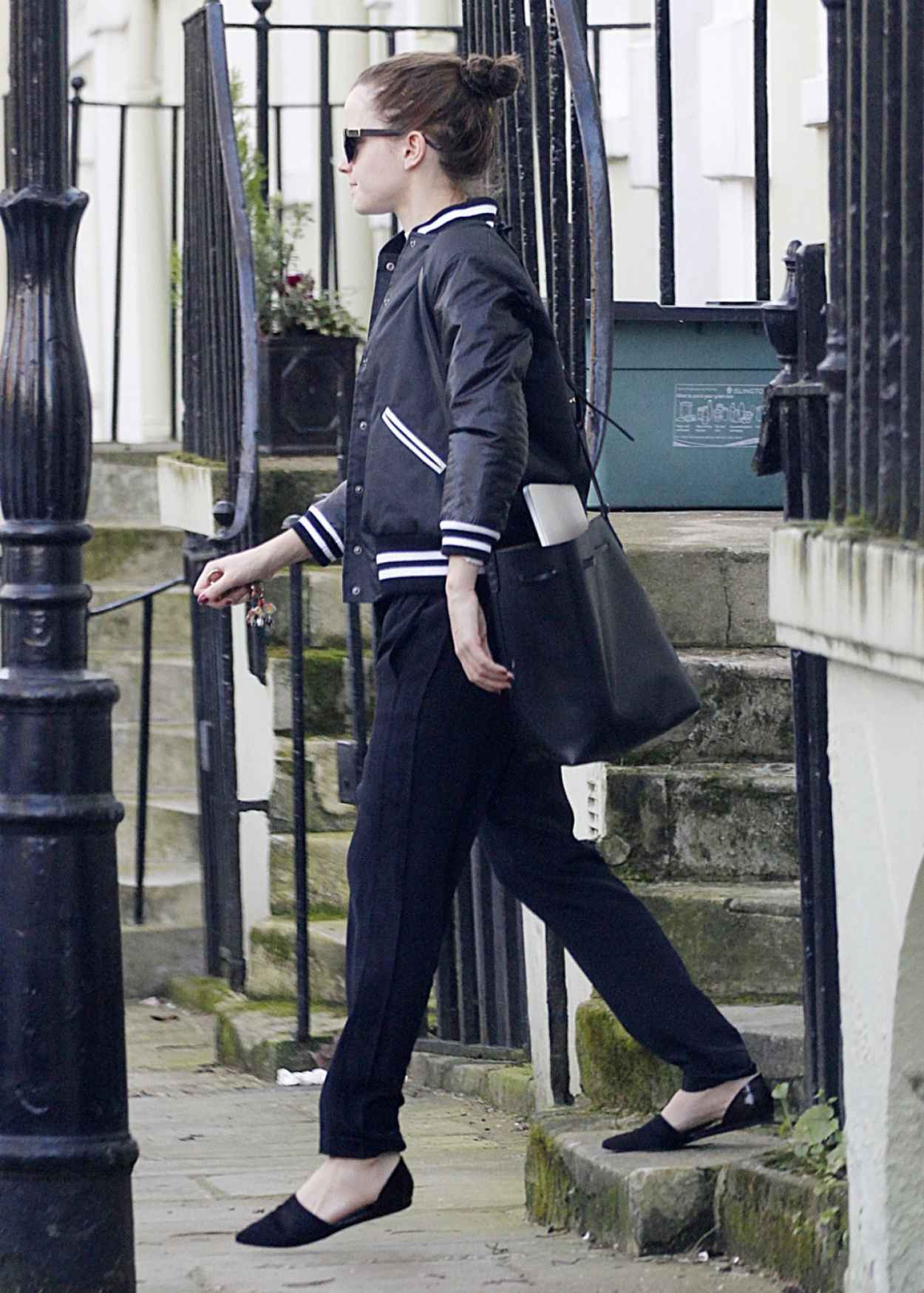 Emma Watson Street Style - Leaves Her House in London, February 2015-1
