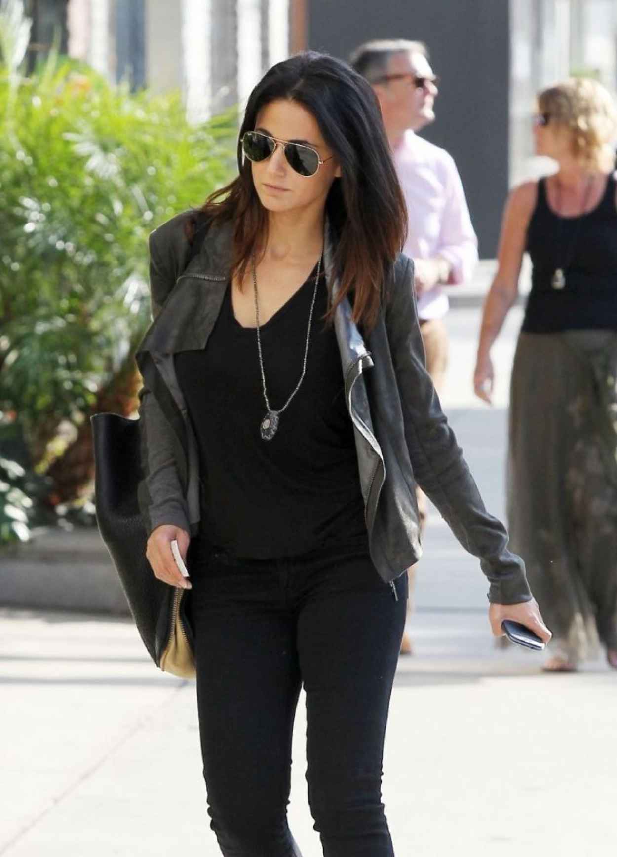 Emmanuelle Chriqui Street Style - Out and about in Beverly Hills-4