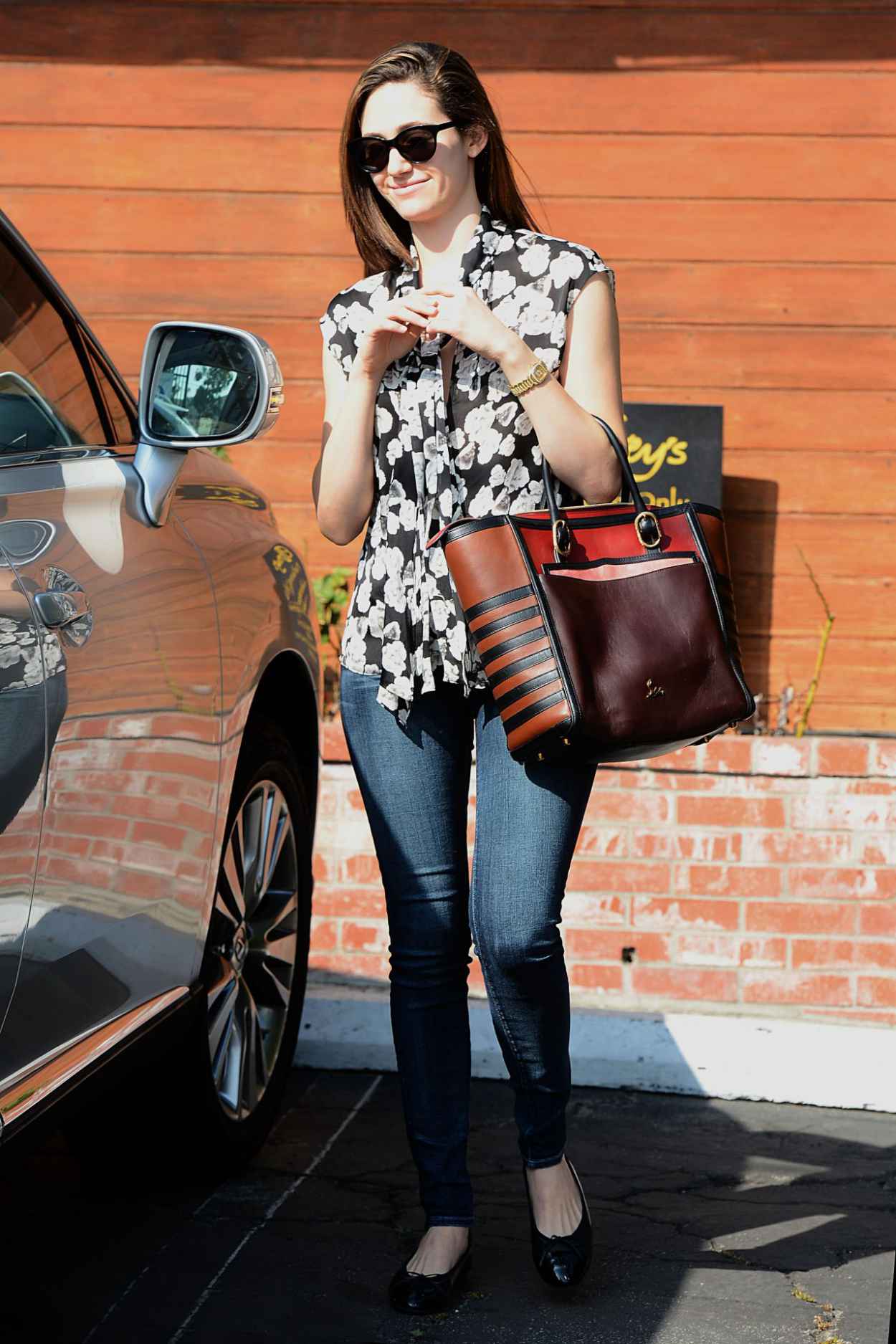 Emmy Rossum Casual Style – Out in Los Angeles, February 2015 – celebsla.com