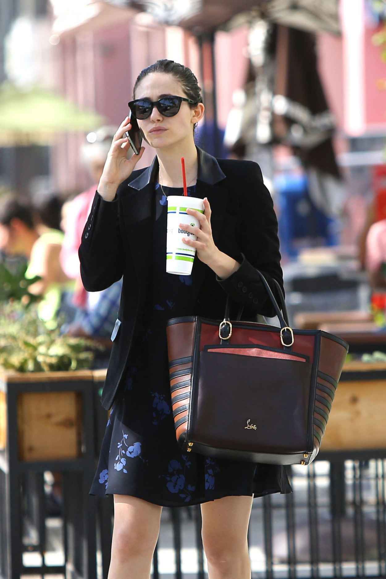 Emmy Rossum Casual Style – Out in Los Angeles, October 2015 – celebsla.com