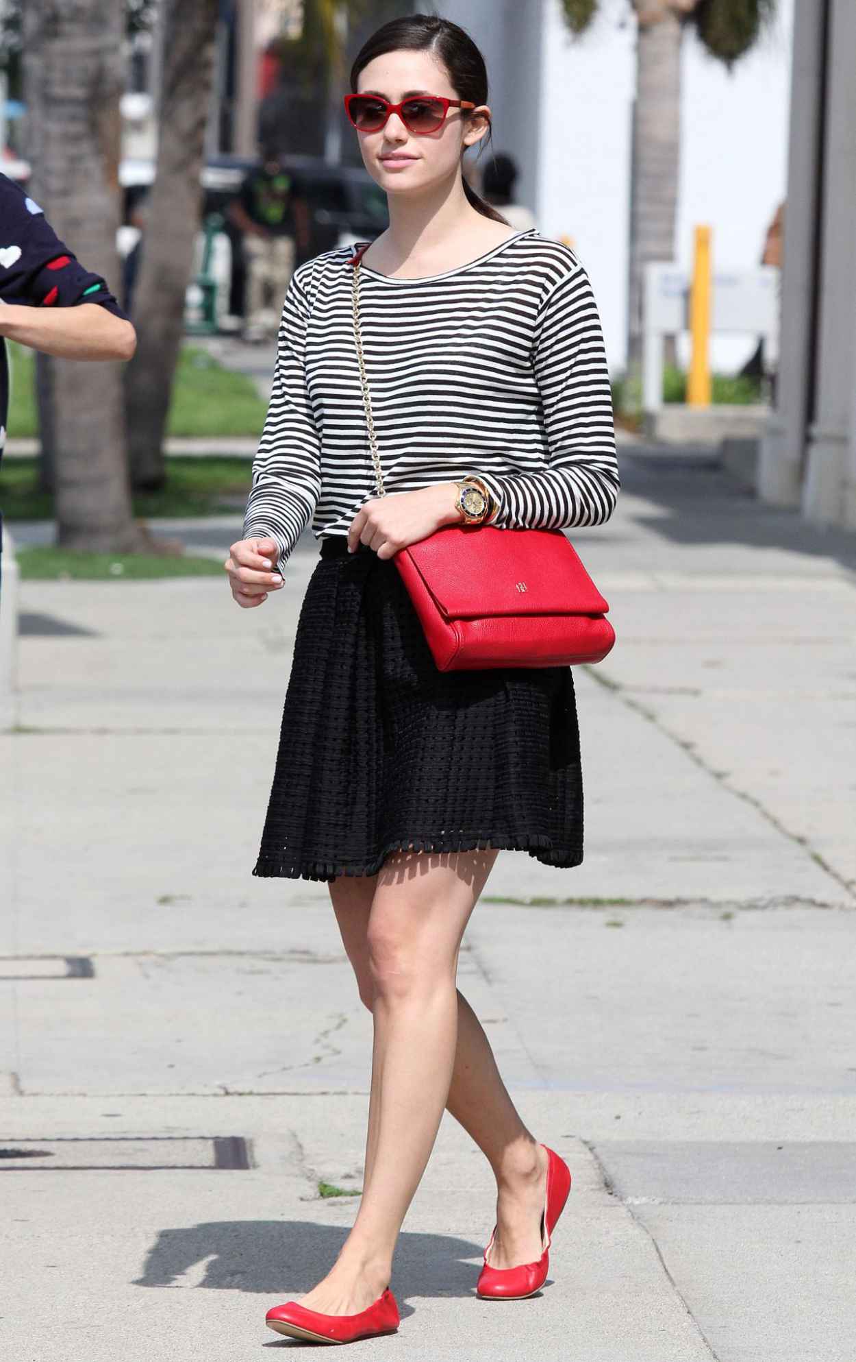 Emmy Rossum in Miniskirt – Out For Some Shopping in West Hollywood ...