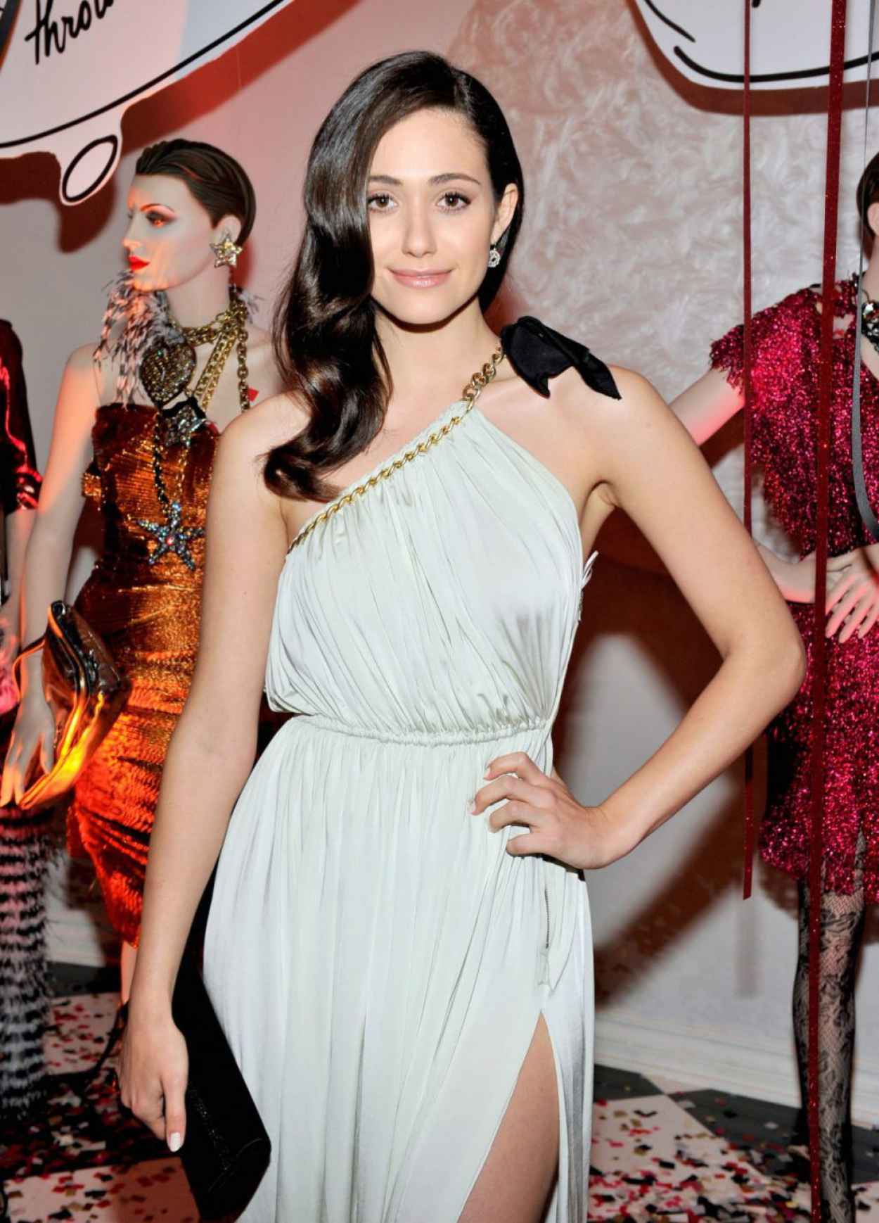 Emmy Rossum Lanvin and Living Beauty Host An Evening of Fashion April