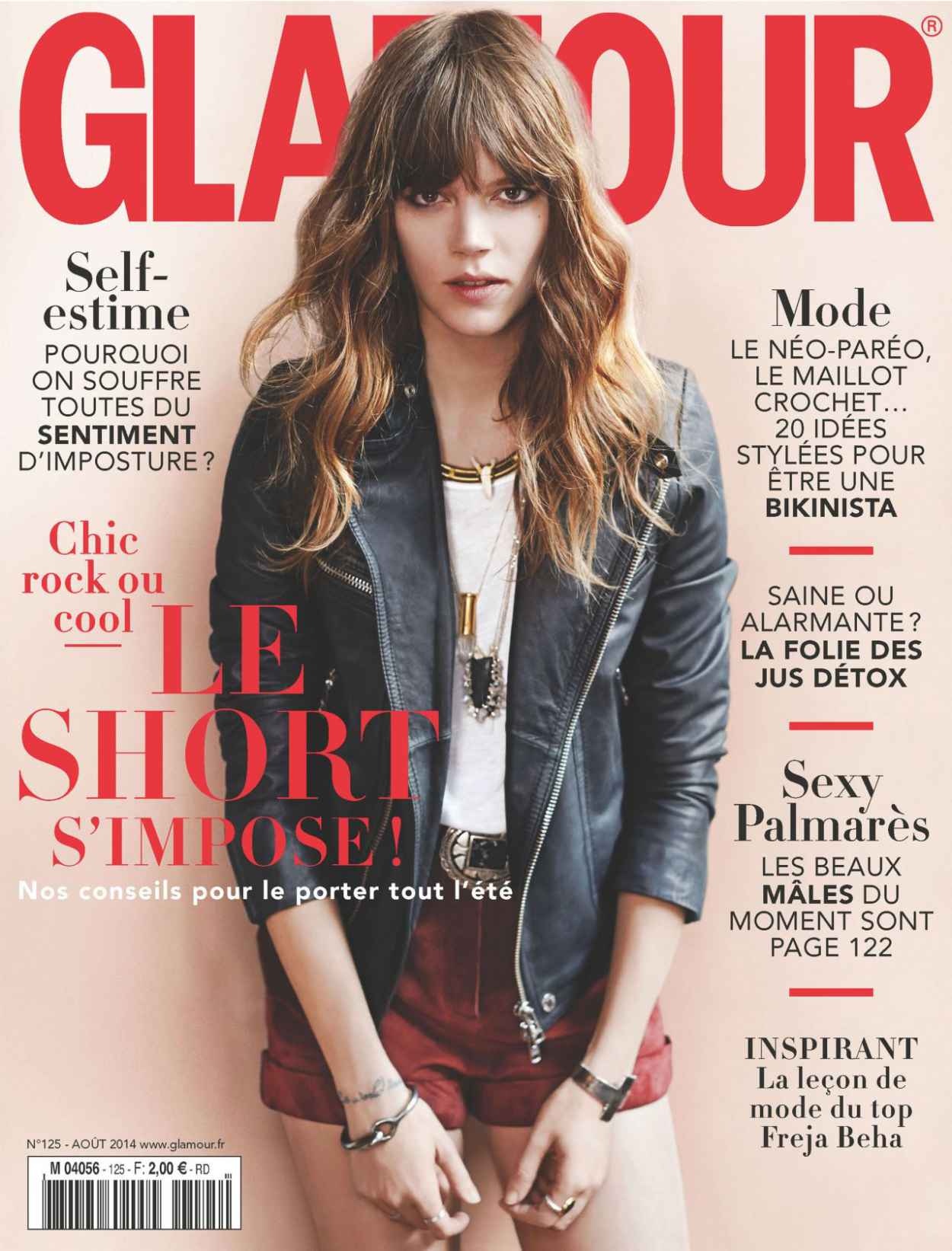 Freja Beha Erichsen – Glamour Magazine (France) – August 2015 Cover