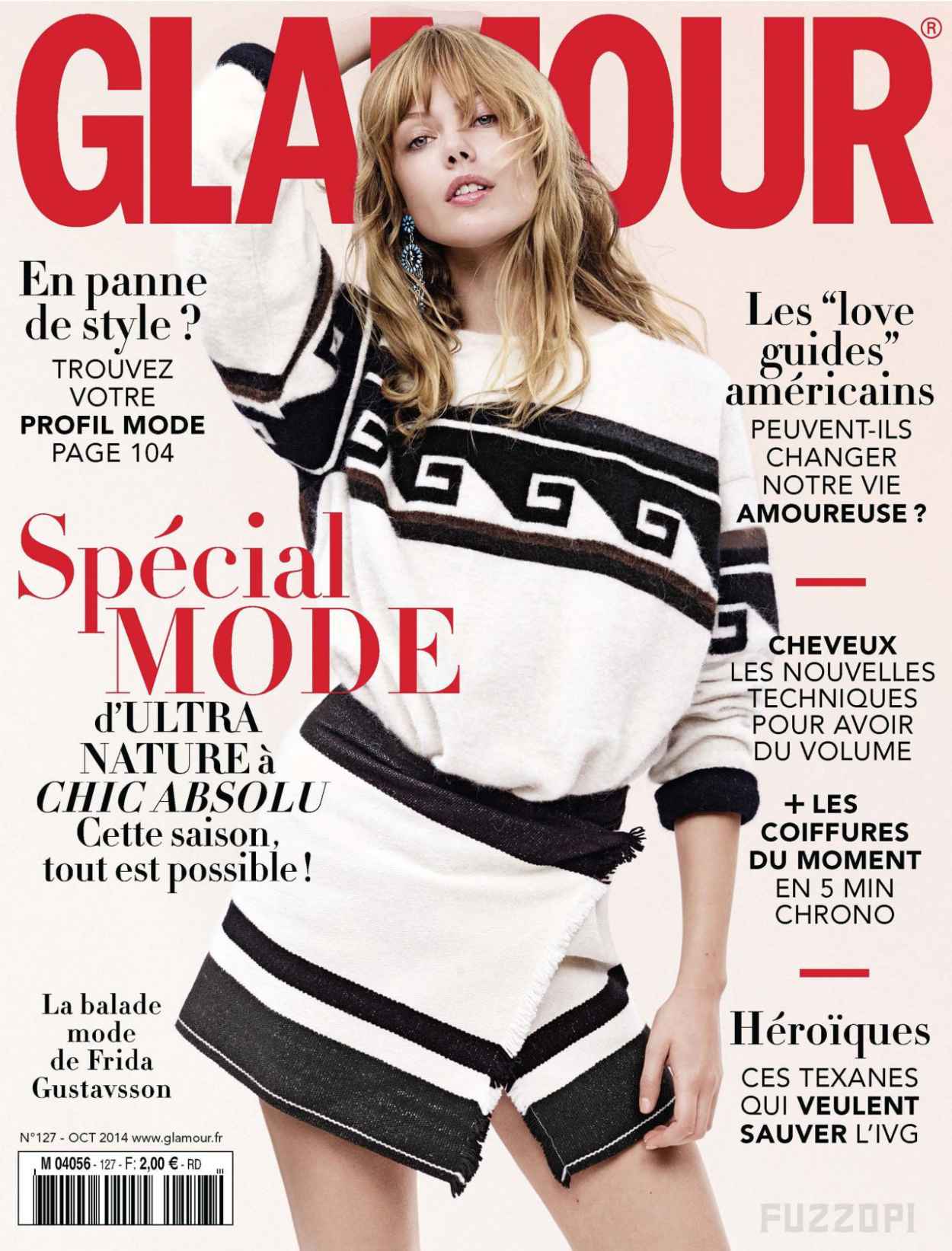 Frida Gustavsson - Glamour Magazine (France) - October 2015 Cover-1
