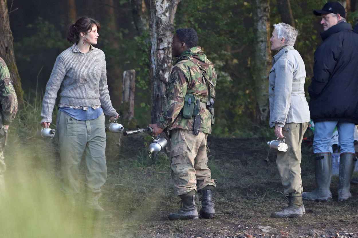 Gemma Arterton - on the set of She Who Brings Gifts in the West Midlands-4