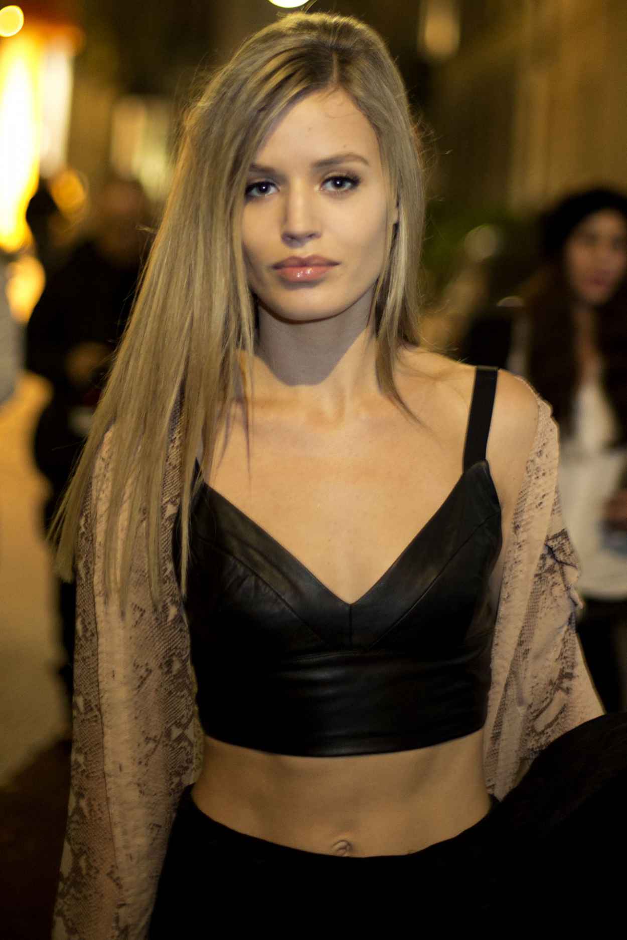 Georgia May Jagger - The Versace Fall/Winter 2015 Show - Milano Fashion Week-1