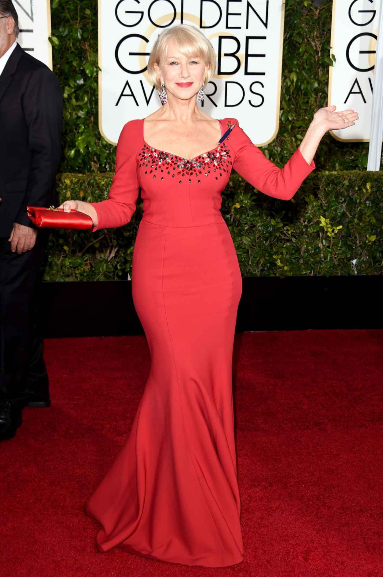 Helen Mirren - 2015 Golden Globe Awards in Beverly Hills-1