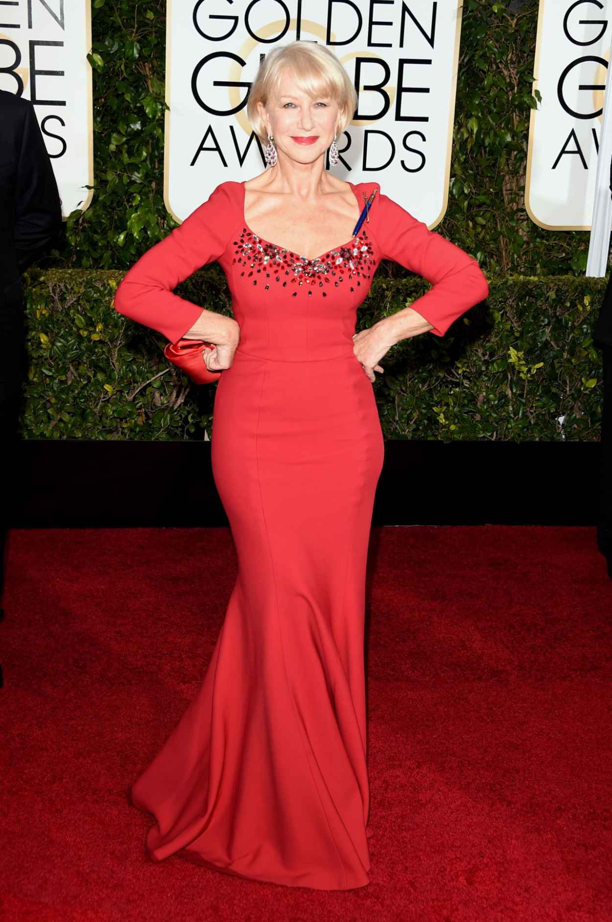 Helen Mirren - 2015 Golden Globe Awards in Beverly Hills-4