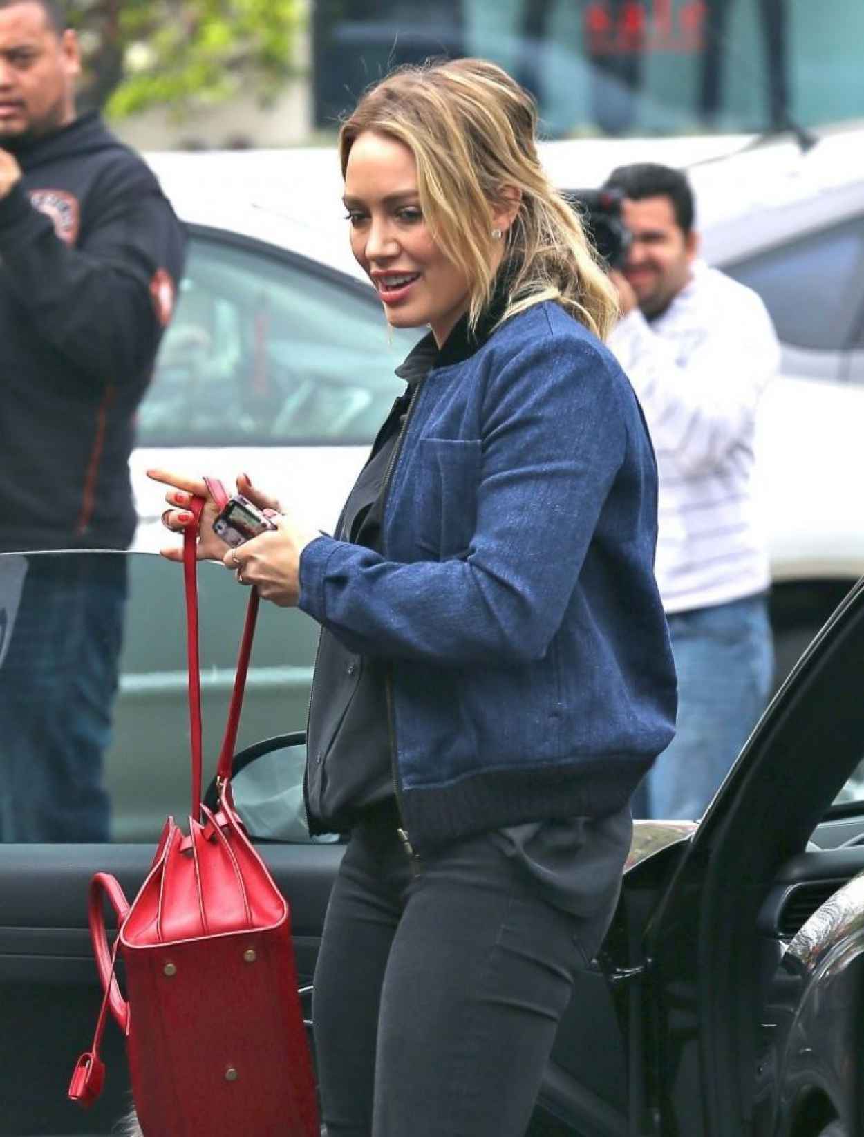 Hilary Duff - Heads to a Lunch at Cecconis in West Hollywood - Jan. 2015-1