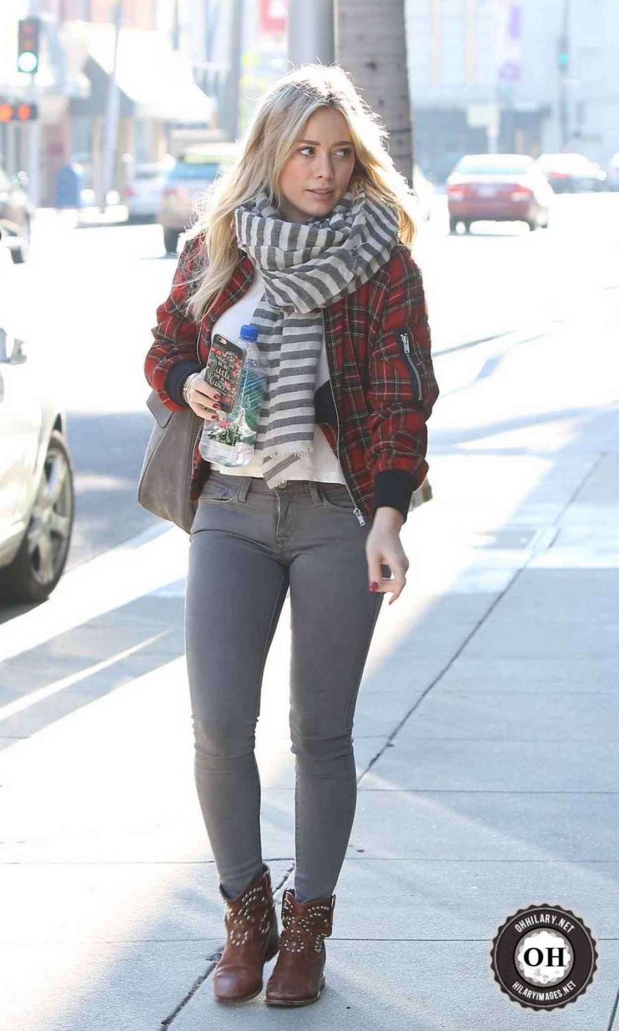 Hilary Duff Street Style Out In Beverly Hills December