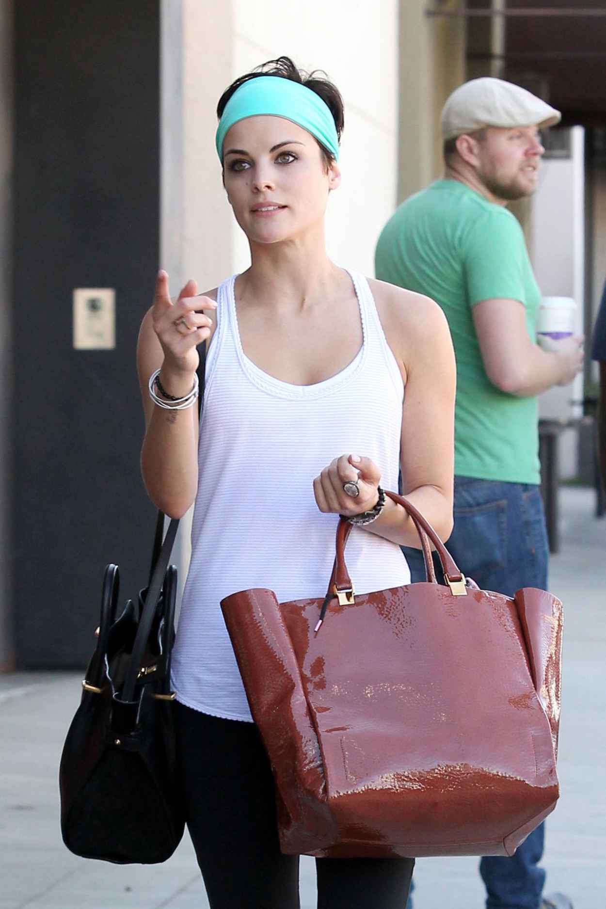 Jaimie Alexander Gym Style - Leaving Rise Movement Gym in Beverly Hills-1