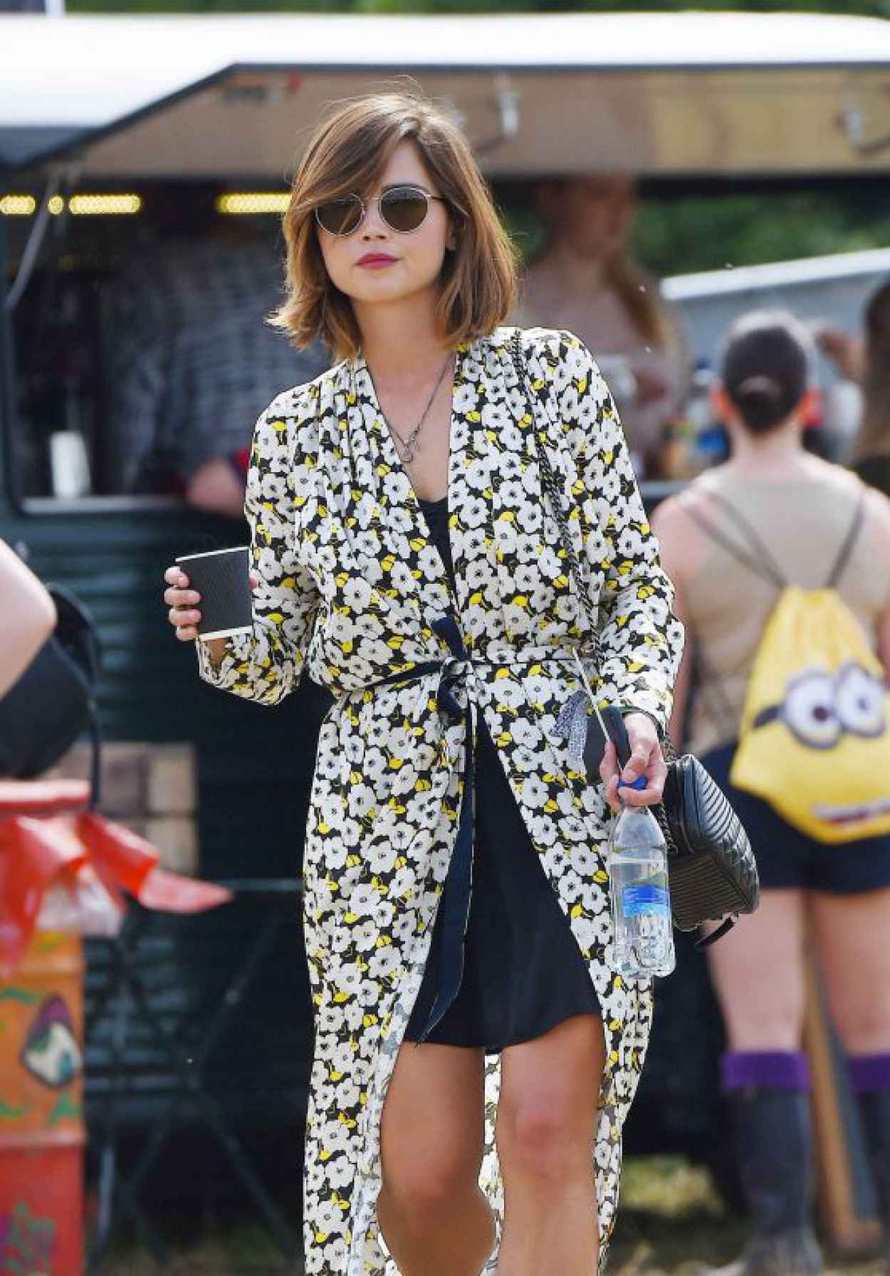 Jenna Coleman at the Glastonbury Festival in England, June 2015-1