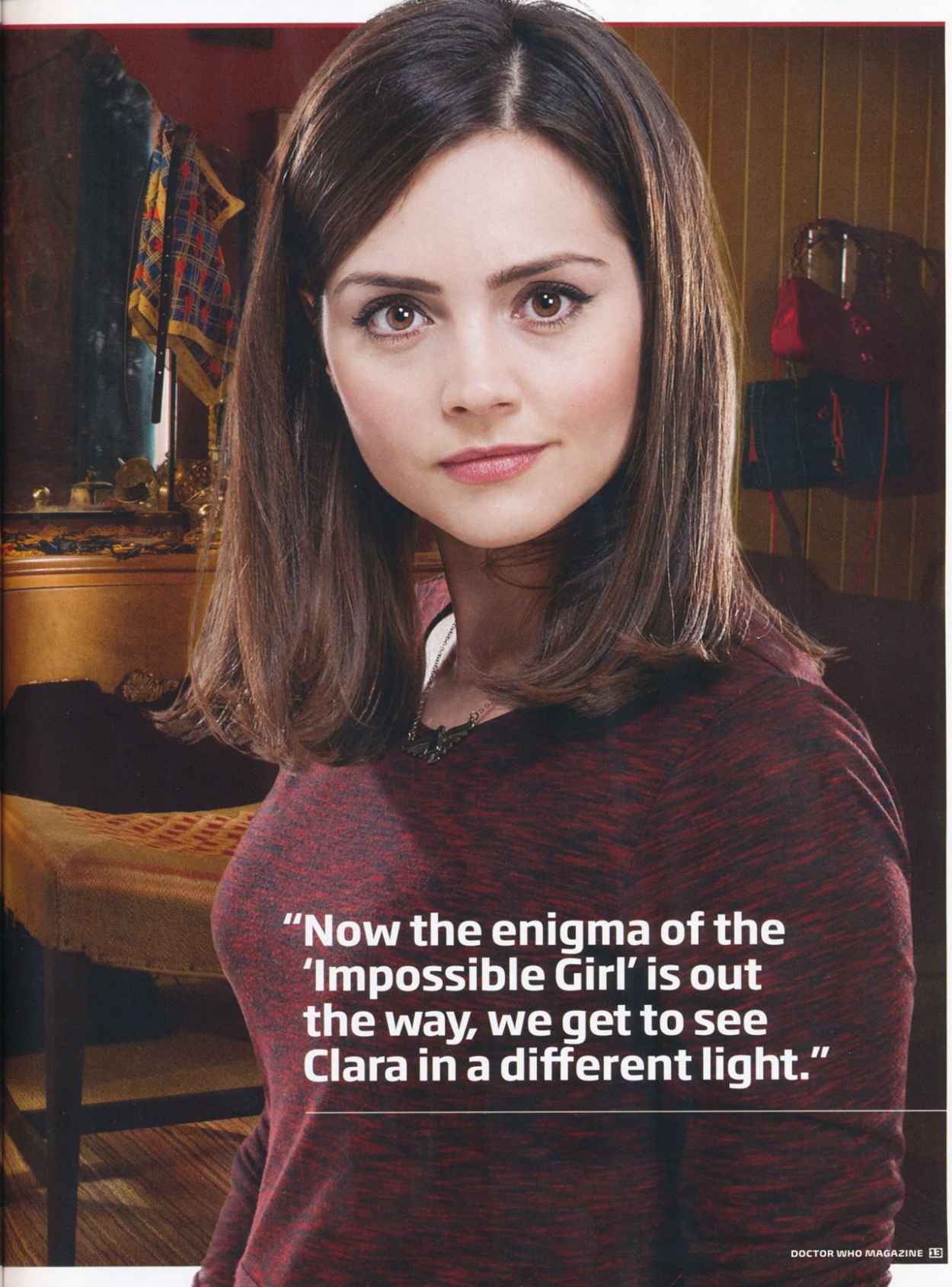 Jenna Coleman - Doctor Who Magazine February 2015 Issue-1