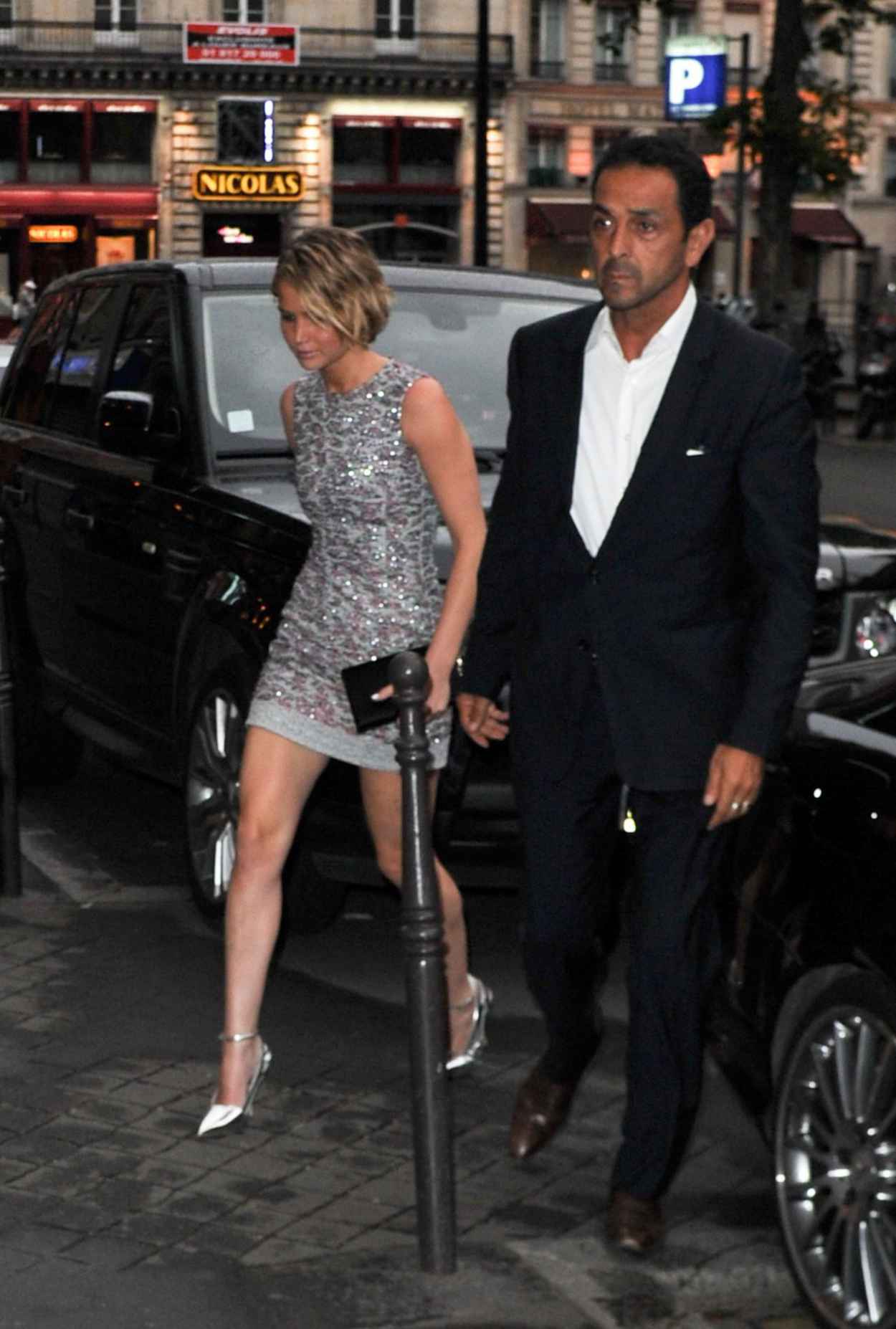 Jennifer Lawrence Flaunts Legs in Mini Dress - Dior After 
