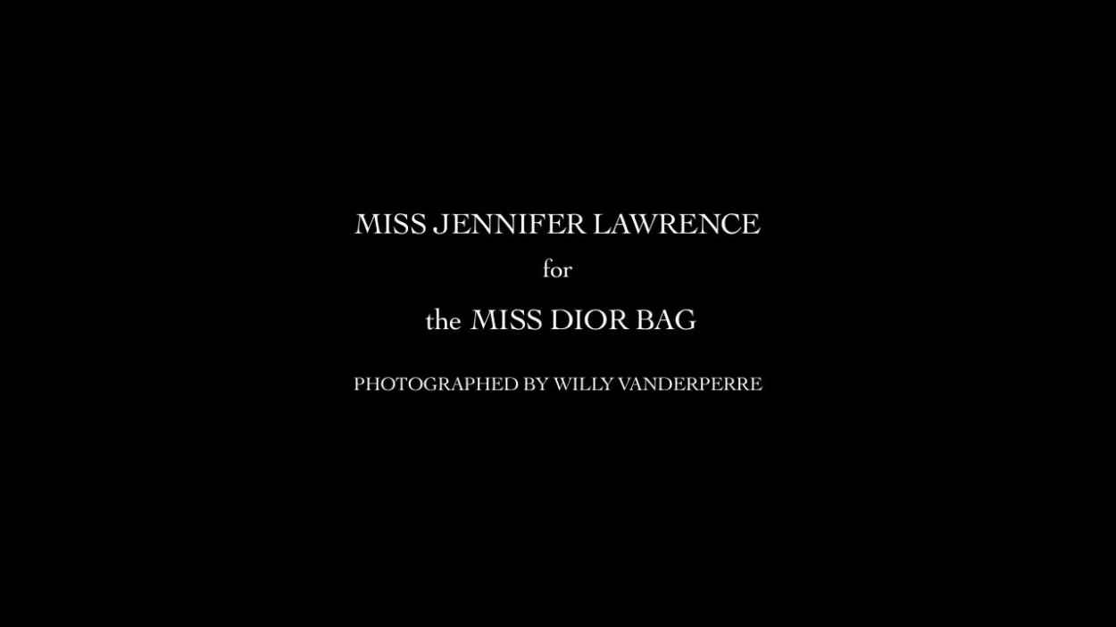 Jennifer Lawrence for Dior - The Making of the Miss Dior Bag ad campaign - Video - Gif - Photos-2