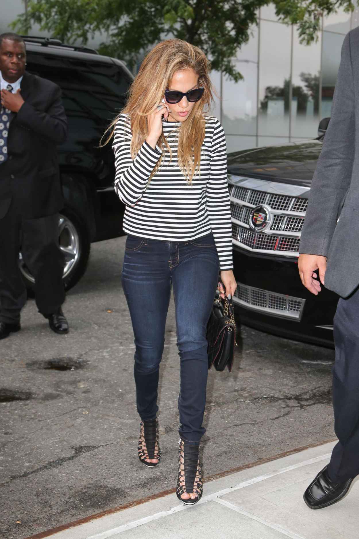 Jennifer Lopez In Jeans Out In New York City June 2015 Celebsla Com