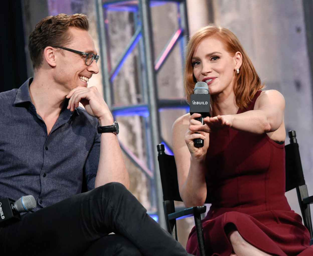 Jessica Chastain – AOLs BUILD Speaker Series Discussing Crimson Peak in