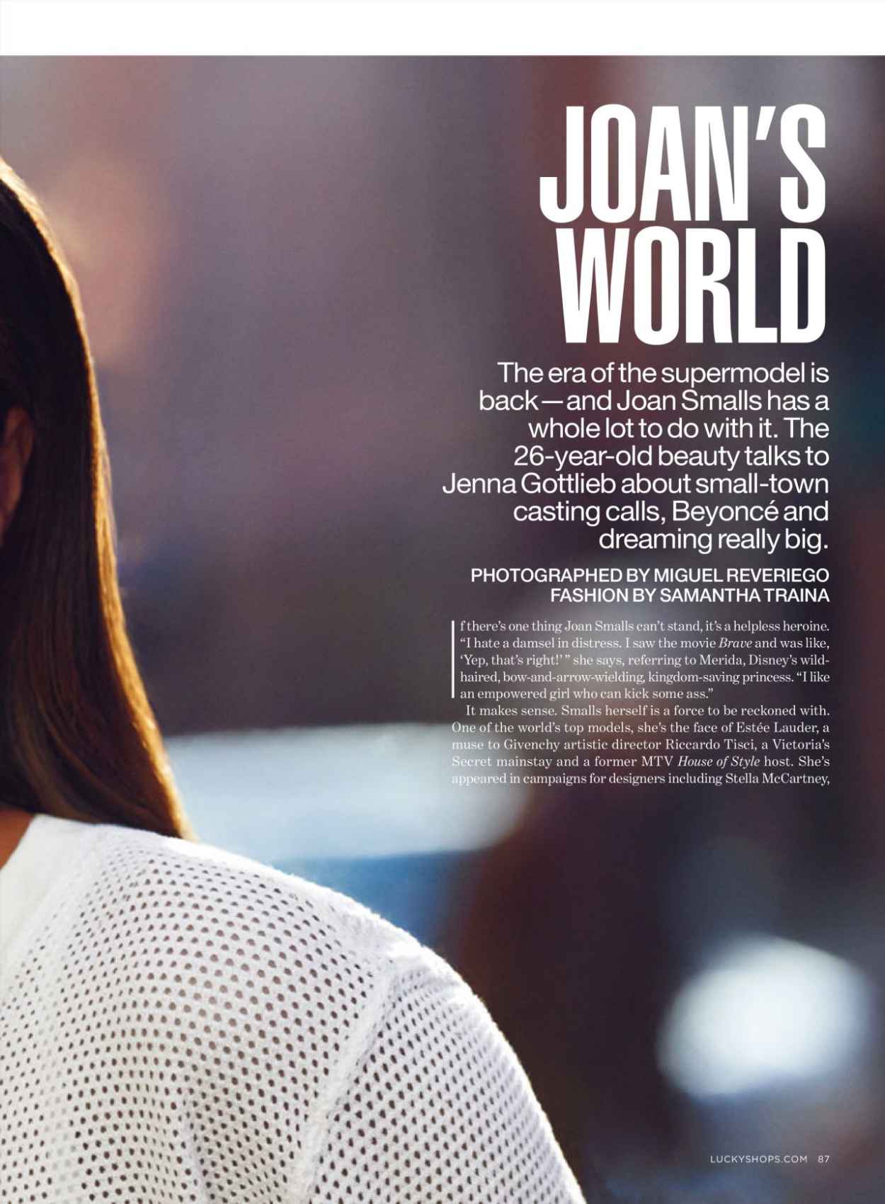 Joan Smalls – Lucky Magazine May 2015 Issue – celebsla.com