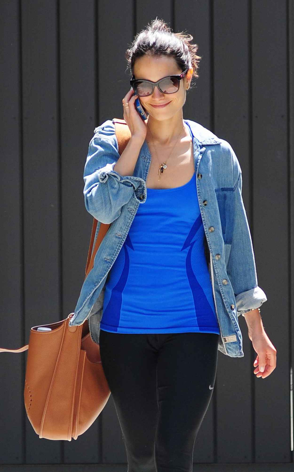 Jordana Brewster in Leggings – Out in Beverly Hills – June 2015 ...