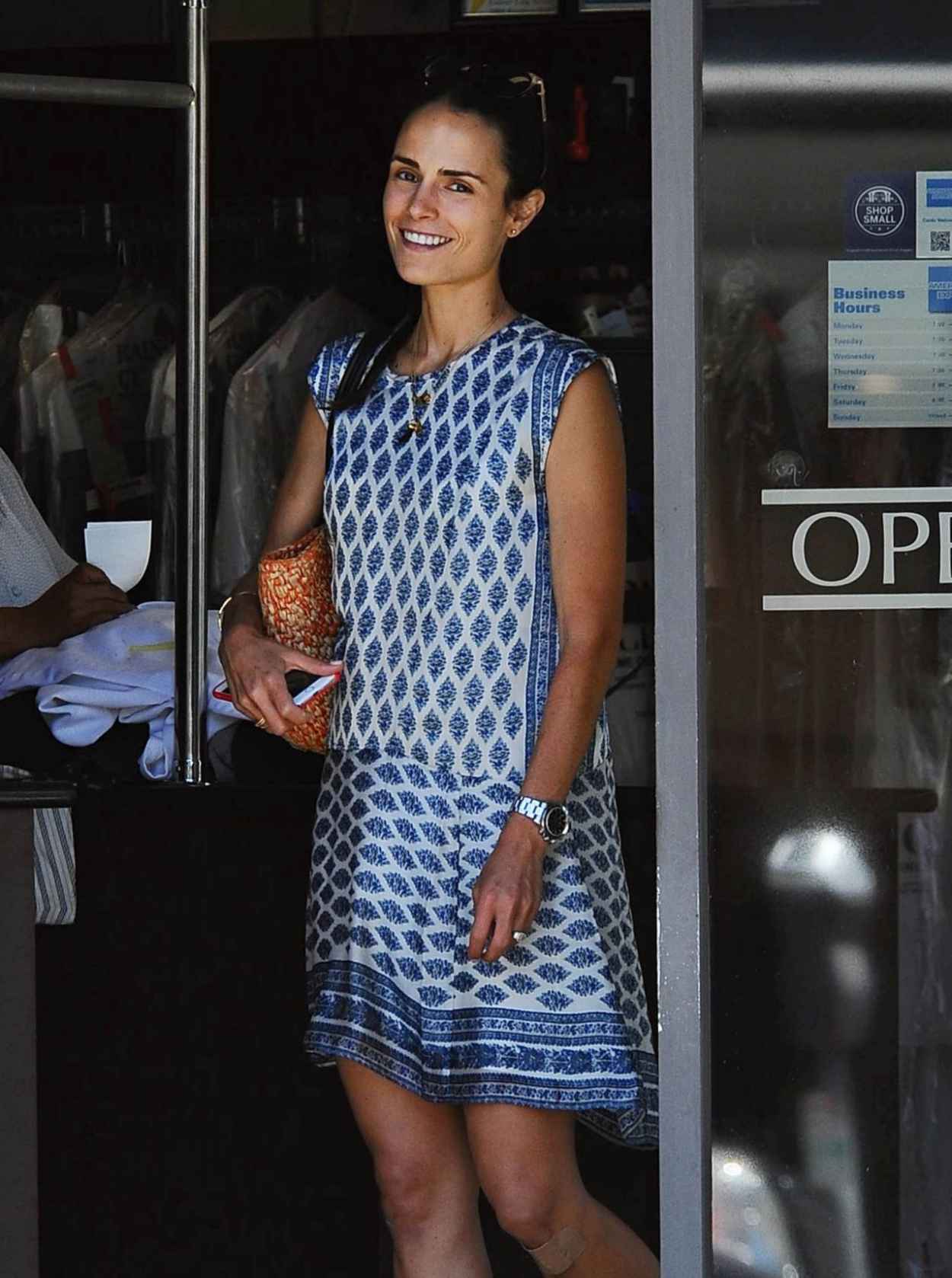 Jordana Brewster Summer Style – Out in Brentwood, July 2015 – celebsla.com