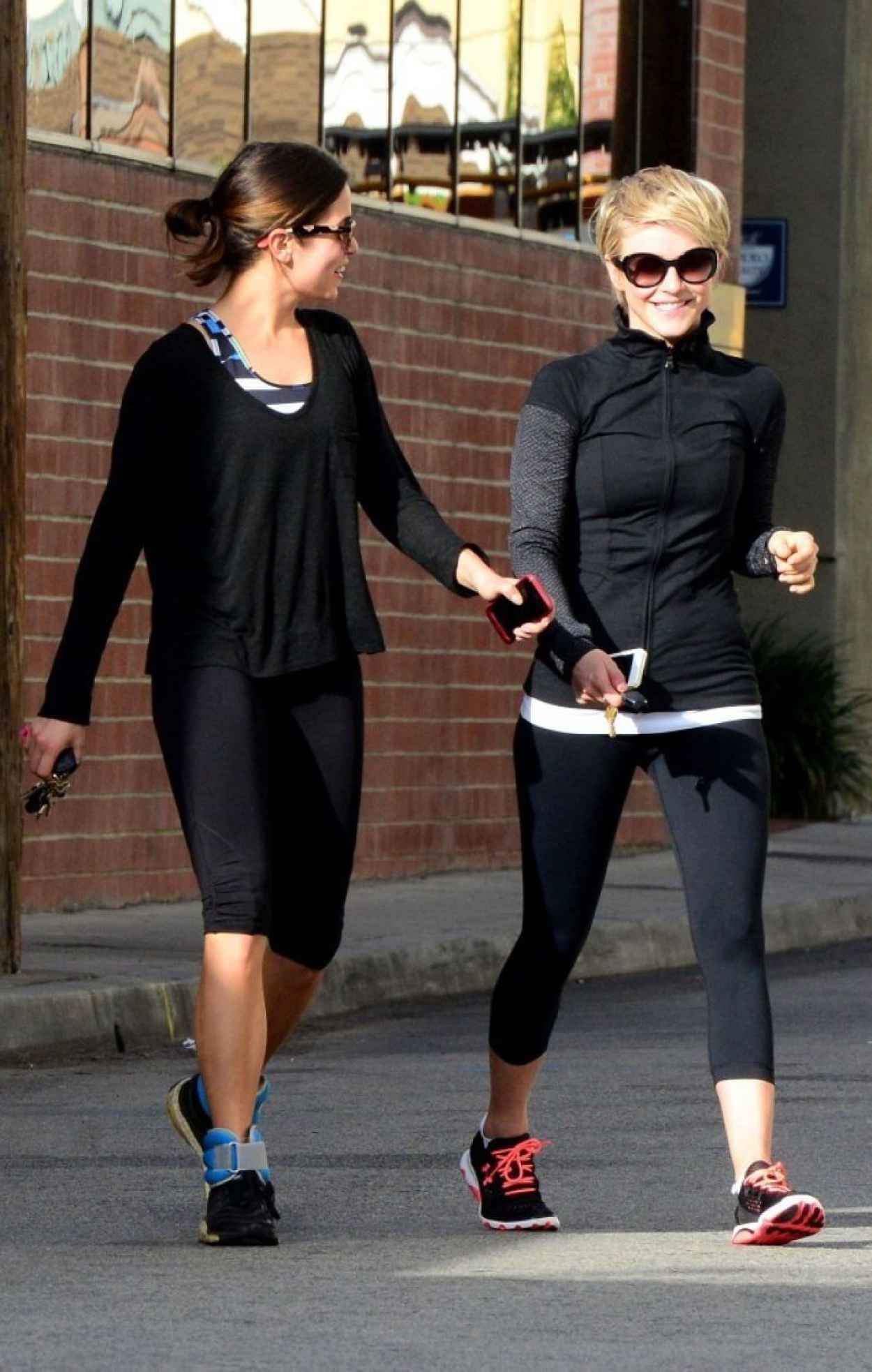 Julianne Hough & Nikki Reed – Leaving the Gym – Studio City, March 2015