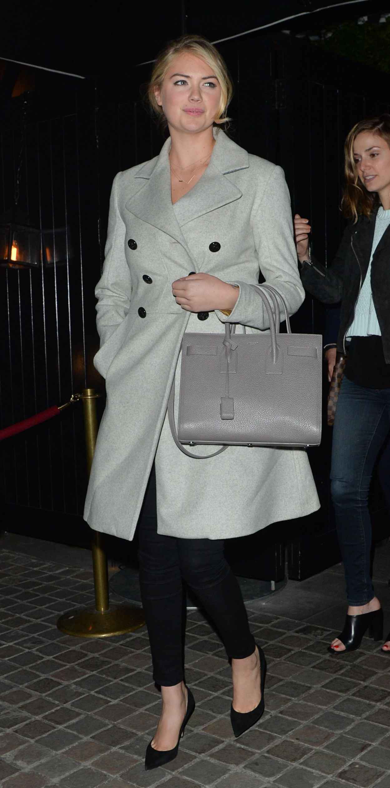 Kate Upton Night Out Style – at the Chiltern Firehouse in London, April