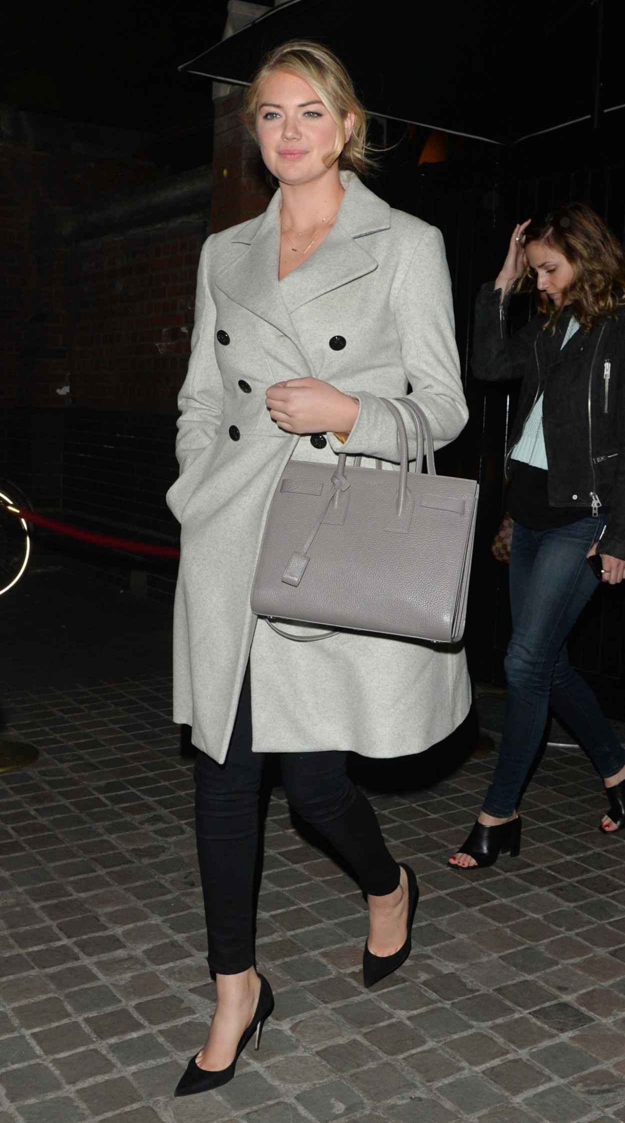 Kate Upton Night Out Style – at the Chiltern Firehouse in London, April