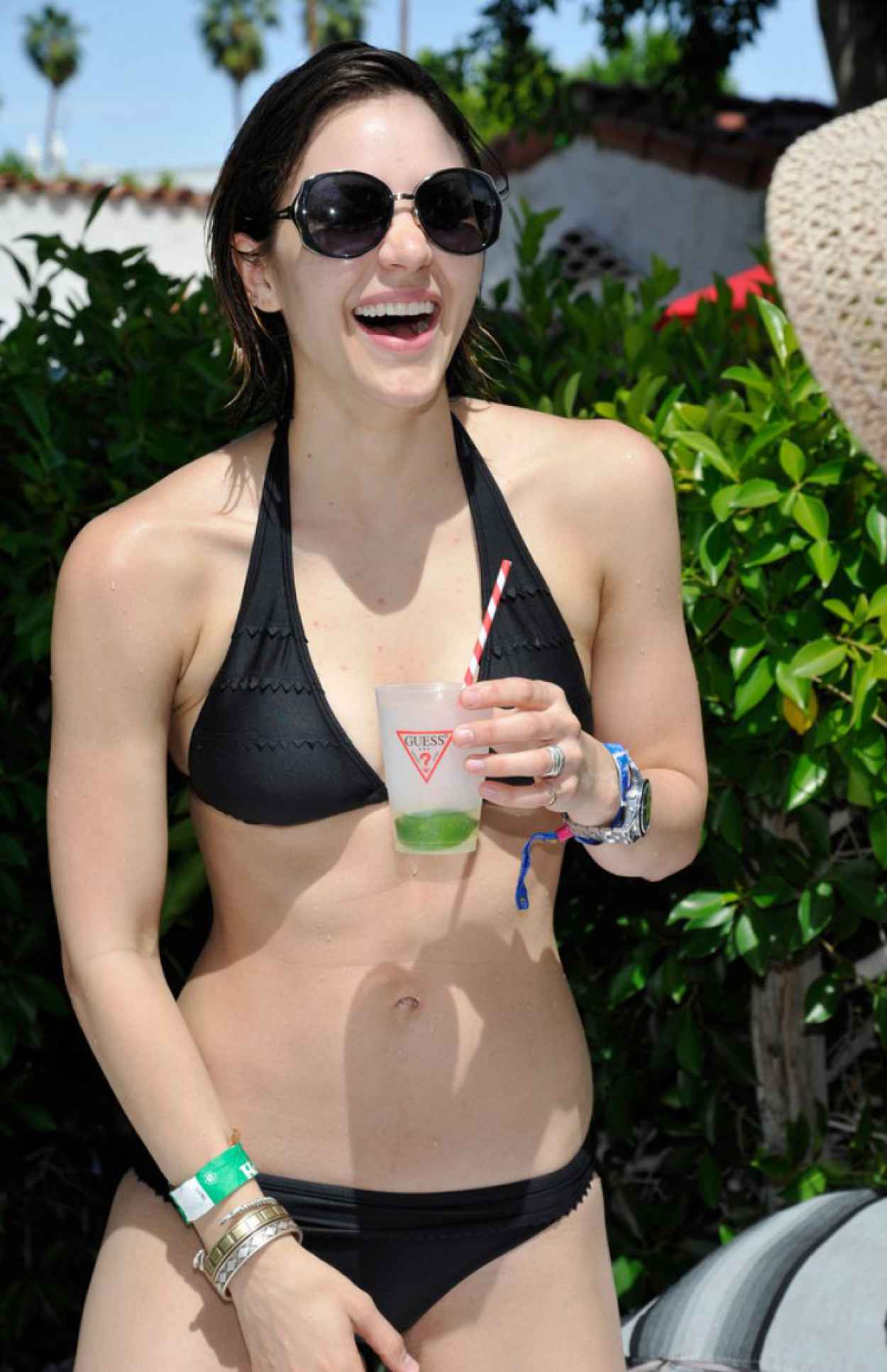 Katharine McPhee in a Bikini at a Pool in Palm Springs (2013)-2