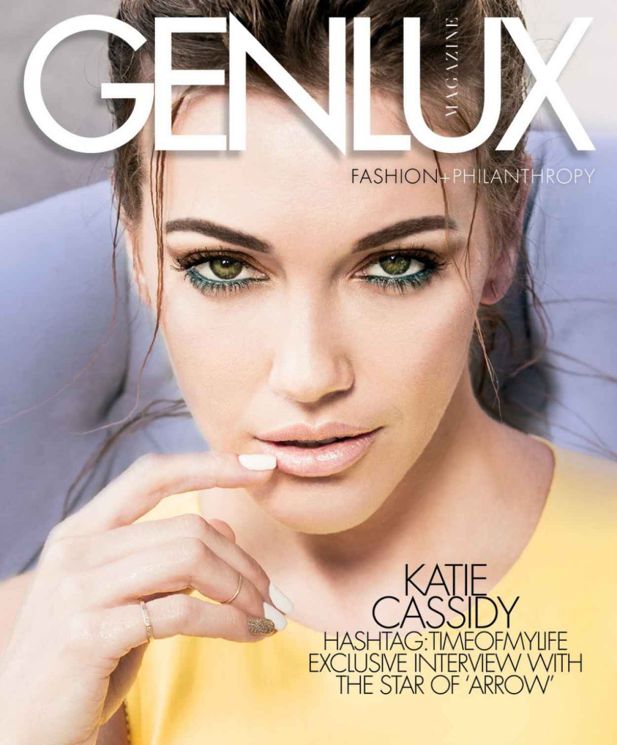 Katie Cassidy – Genlux Magazine Summer 2015 Issue – celebsla.com