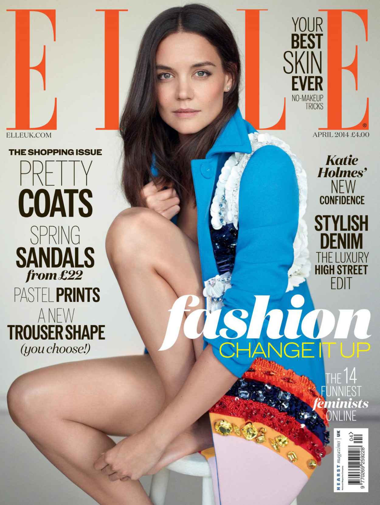 Katie Holmes - Elle Magazine (UK) - April 2015 Cover-1