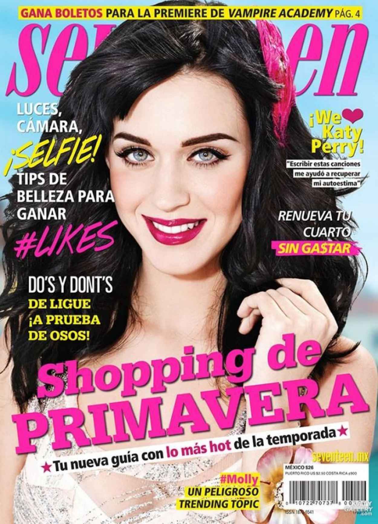 Katy Perry – Seventeen Magazine (Mexico) – March 2015 Issue – celebsla.com