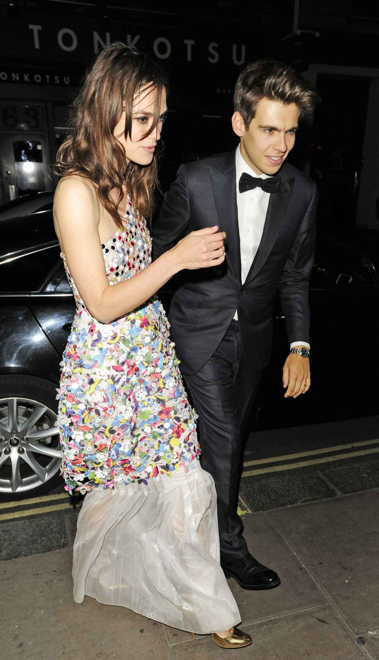 Keira Knightley Night Out Style - Groucho Club in London - July 2015-4