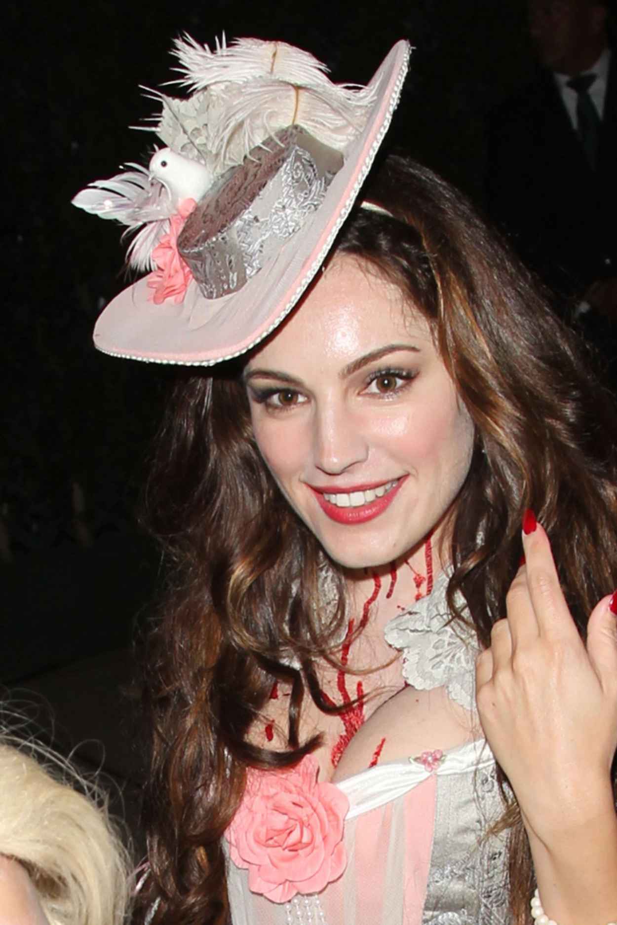 Kelly Brook as Marie Antoinette leaving a Halloween party in Beverly Hills-5